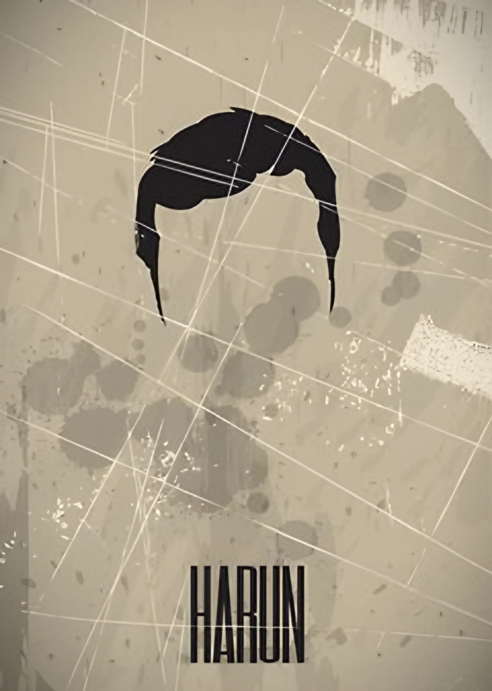 Behzat Ç.: Harun Minimal Afiş metal tablo