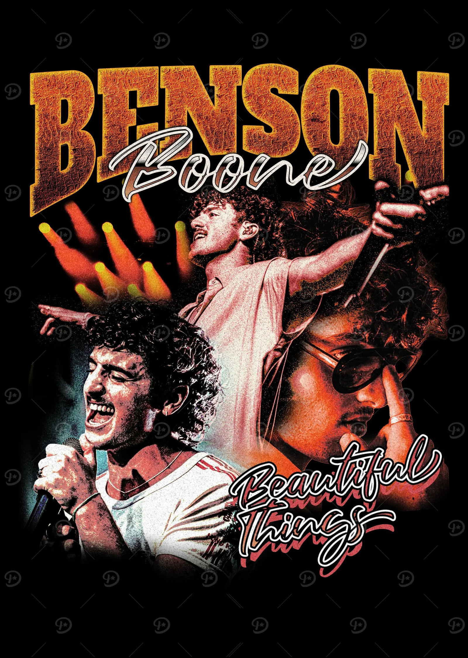 Benson Boone - Beautiful Things Retro Afiş metal tablo
