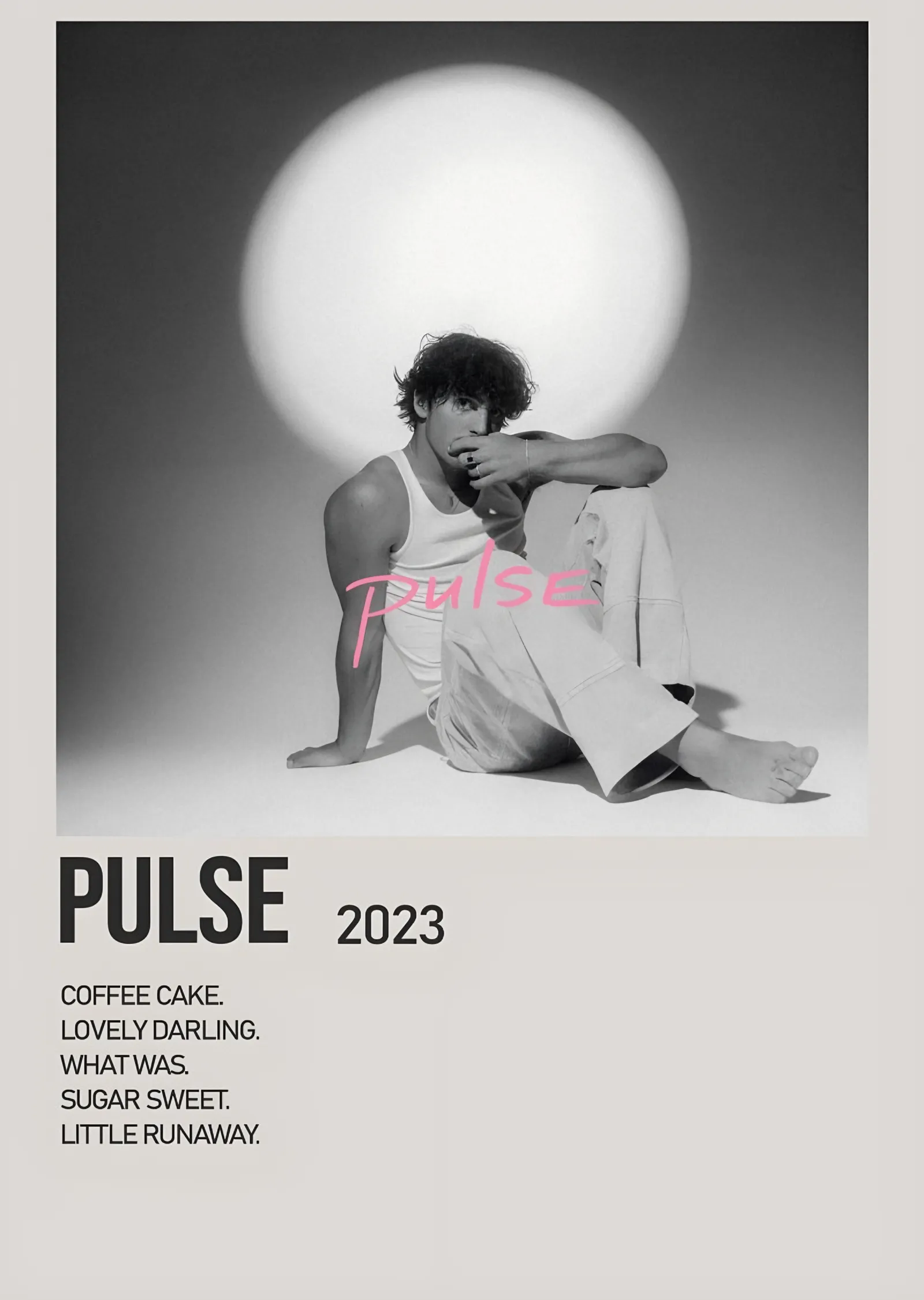 Benson Boone - Pulse metal tablo