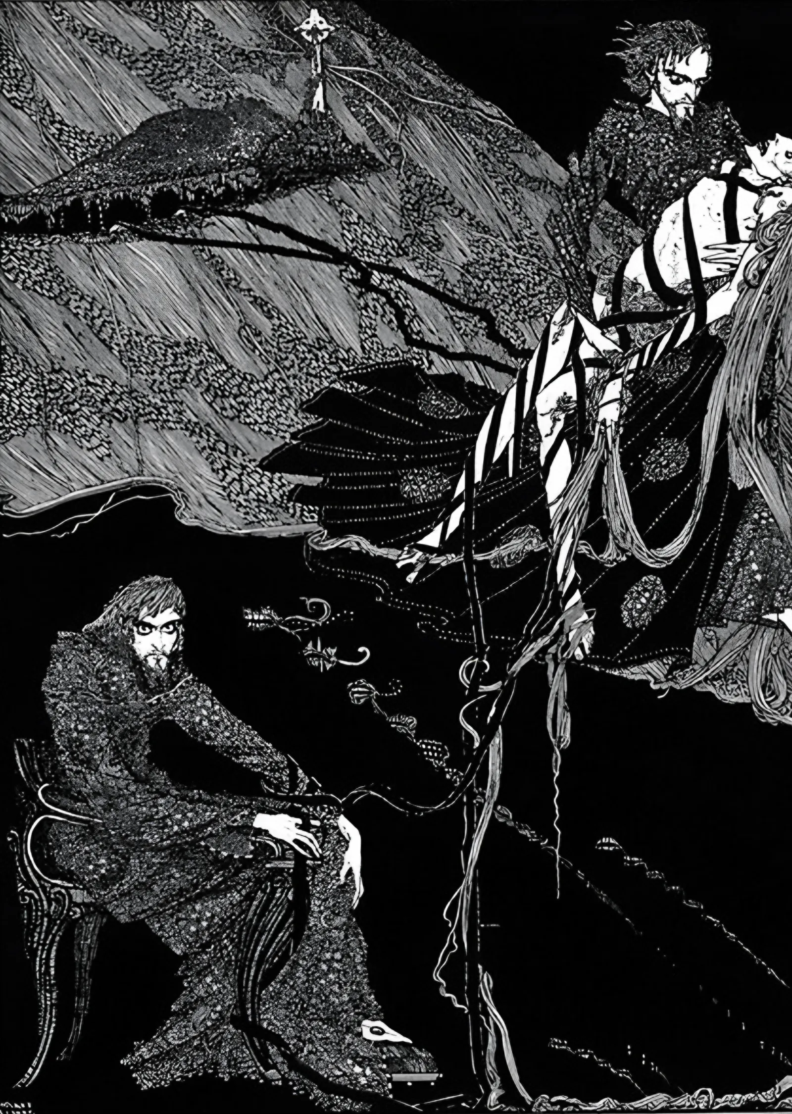 Berenice - Harry Clarke metal tablo