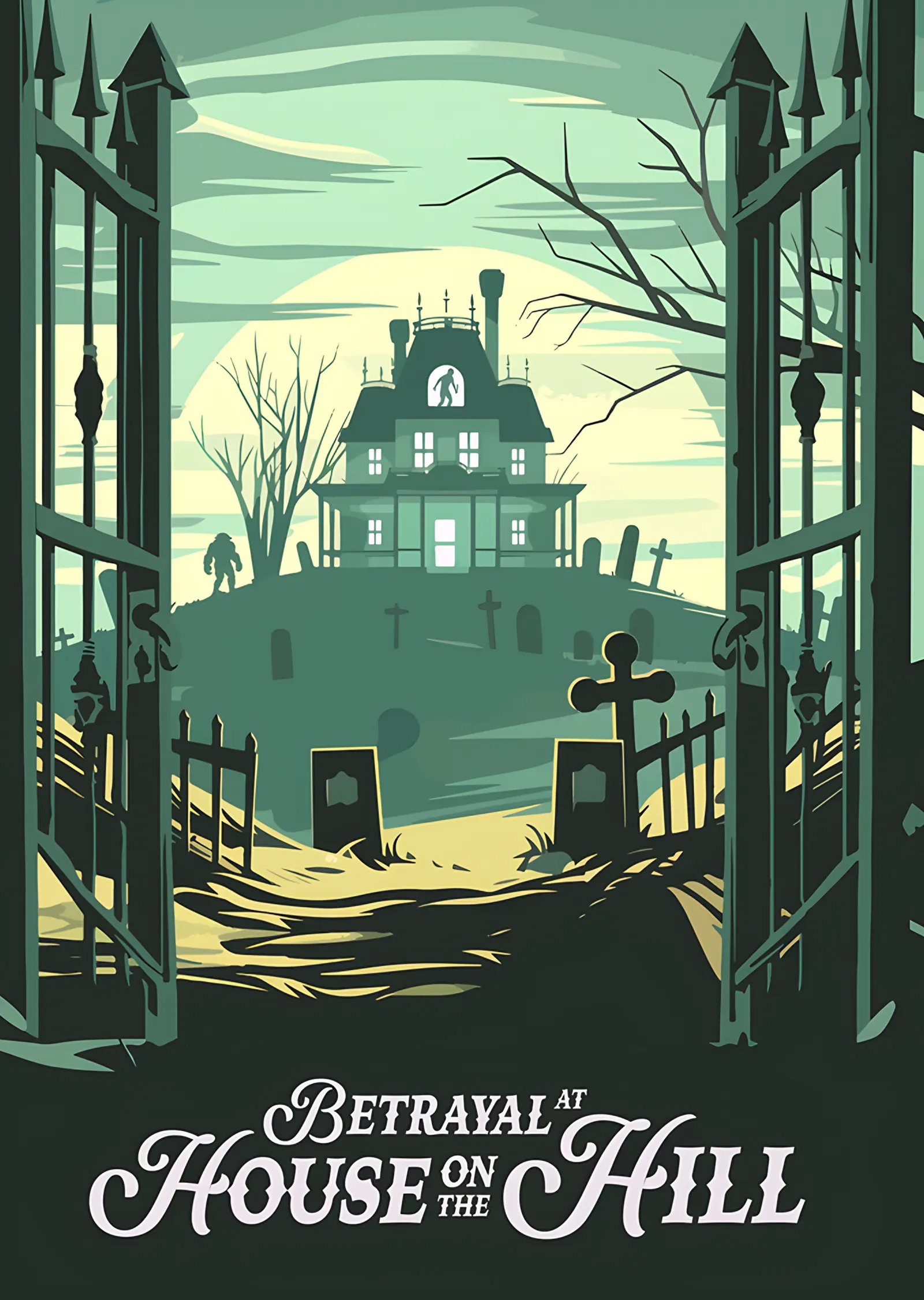 Betrayal at House on the Hill: Tepedeki Malikane metal tablo