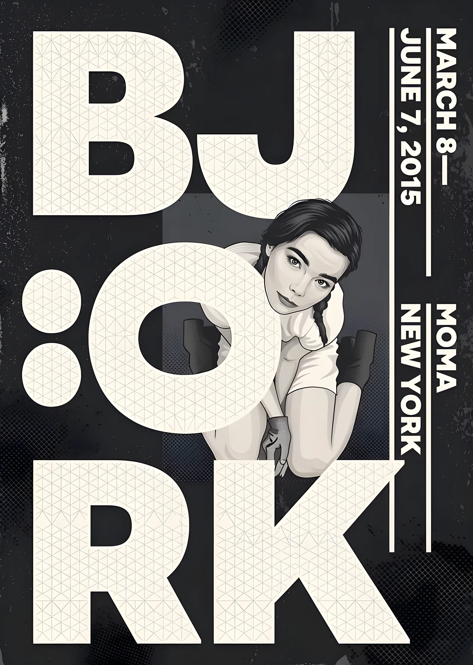 Björk: MoMA Sergi Afişi metal tablo