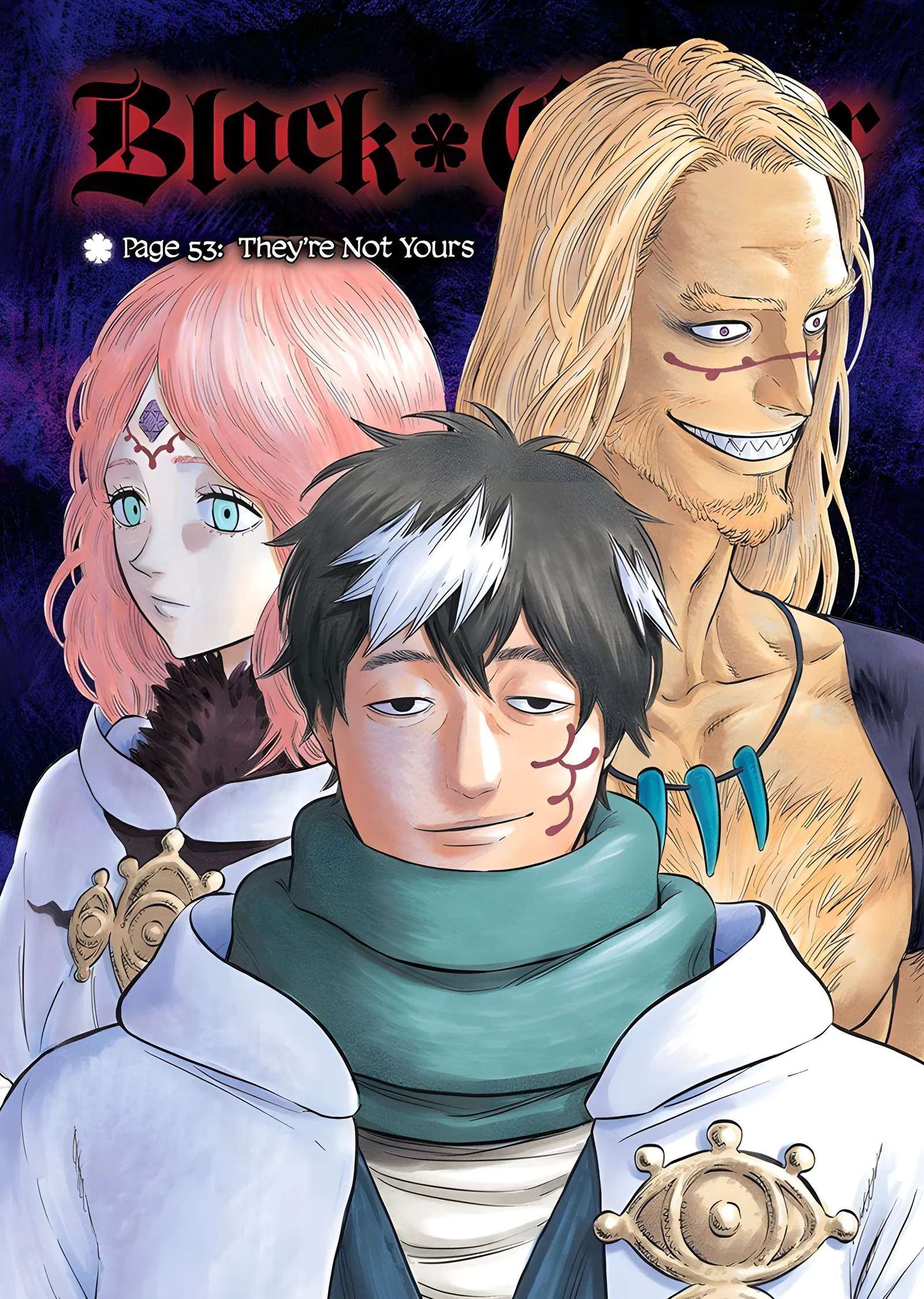 Black Clover Kara Boğa Ekibi metal tablo