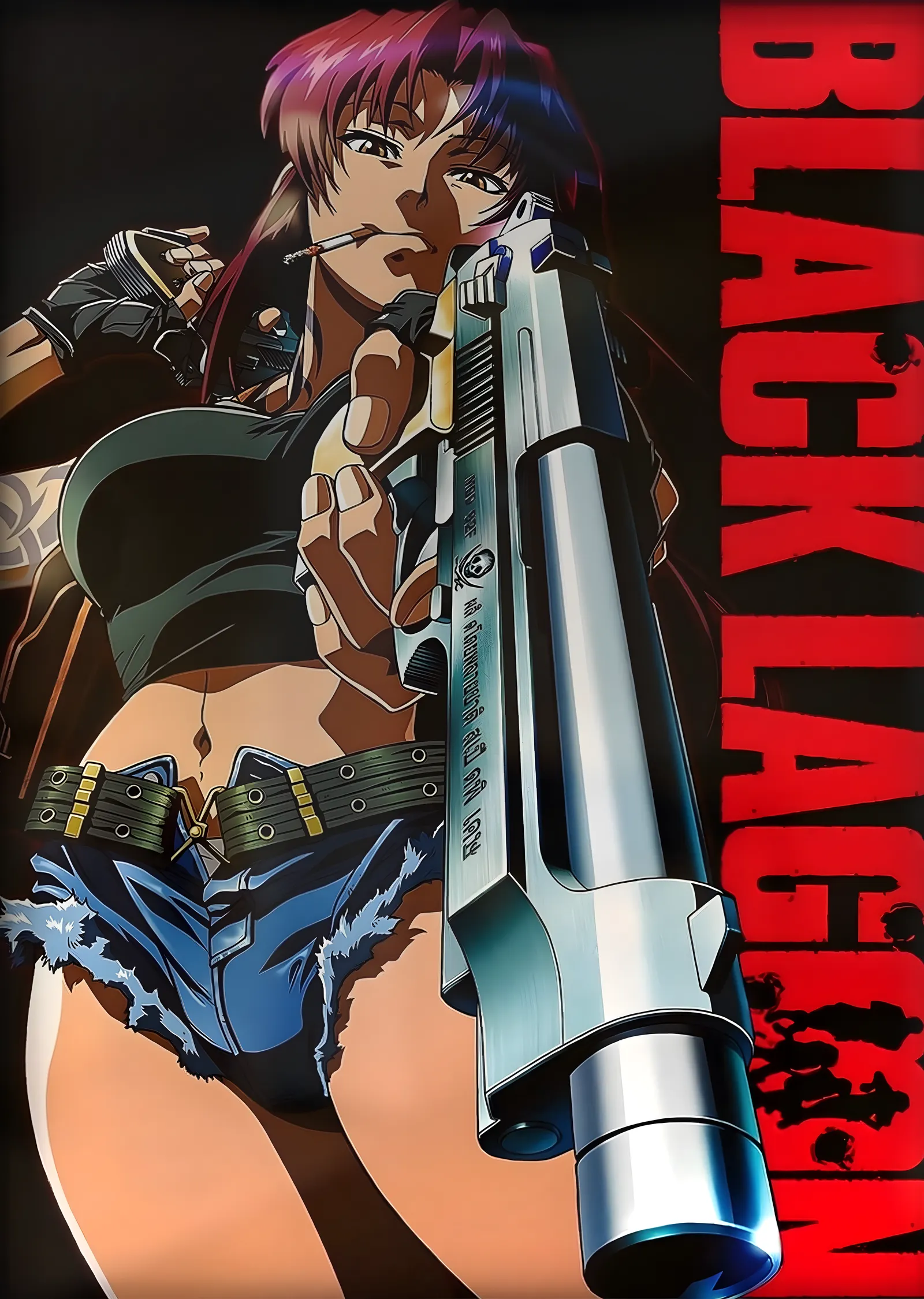 Black Lagoon metal tablo