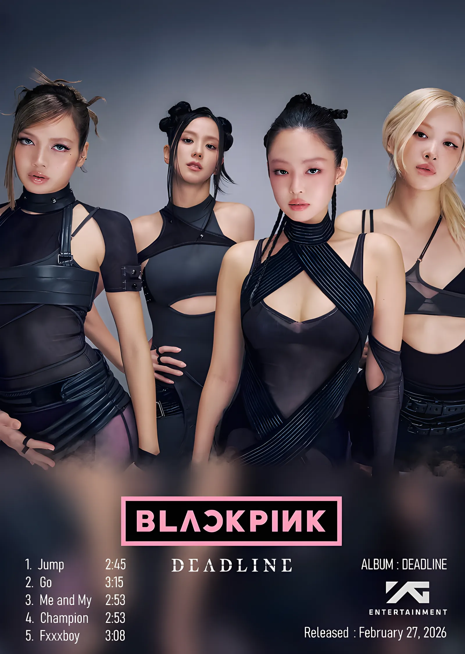 BLACKPINK - Deadline Kapağı metal tablo
