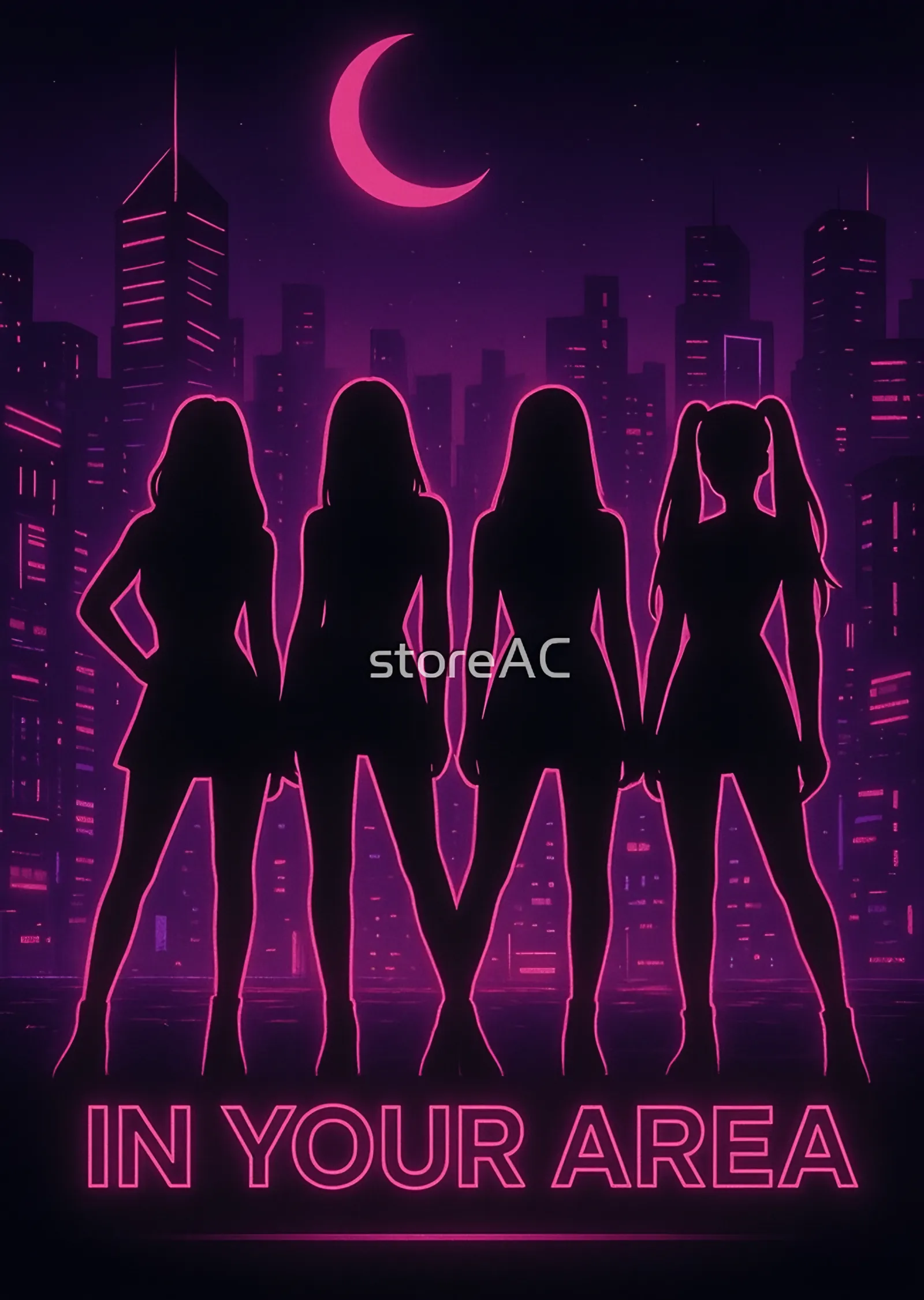 BLACKPINK - In Your Area metal tablo