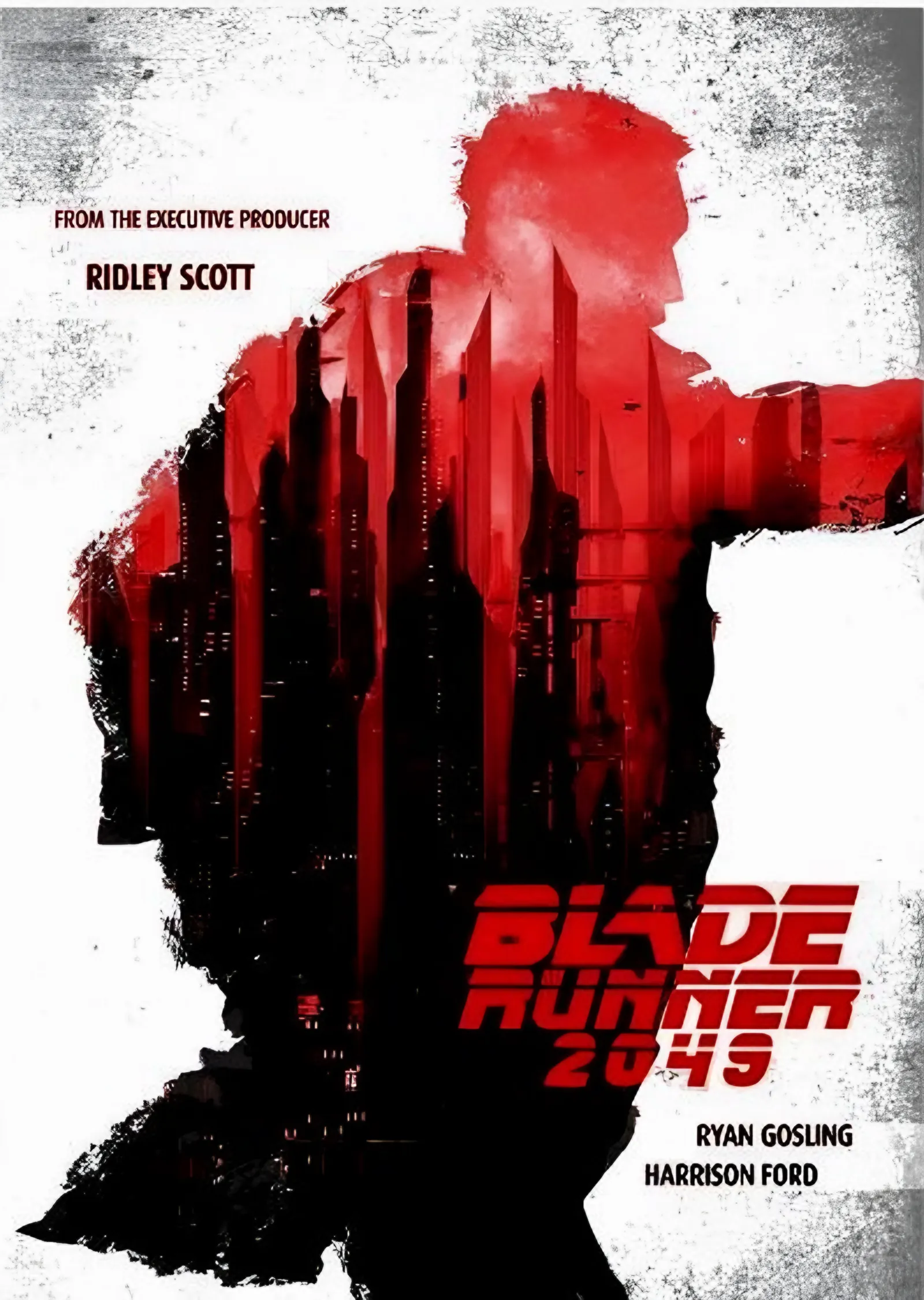 Blade Runner 2049 - Kırmızı Yağmur metal tablo