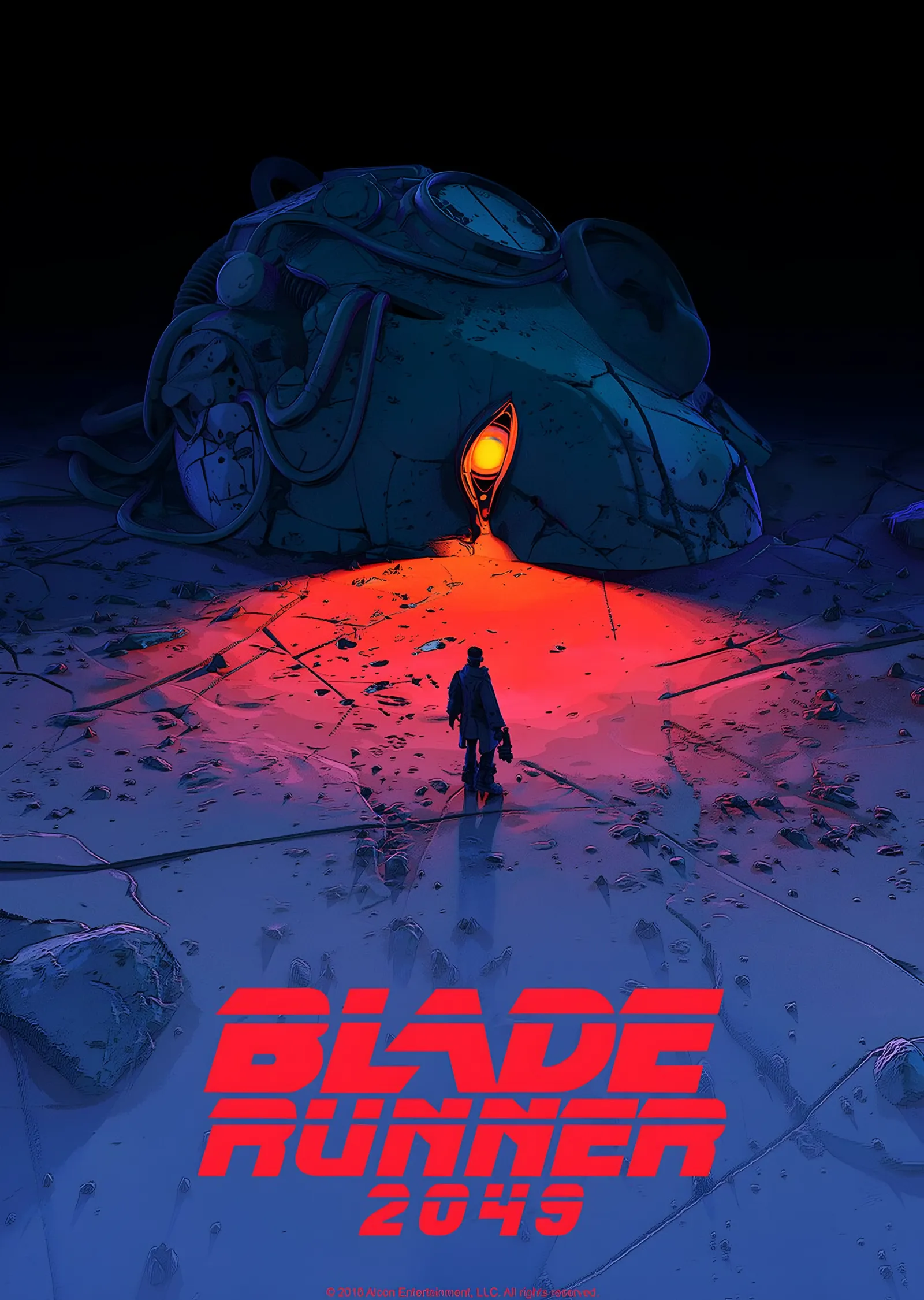 Blade Runner 2049 - Kızıl Vadi metal tablo