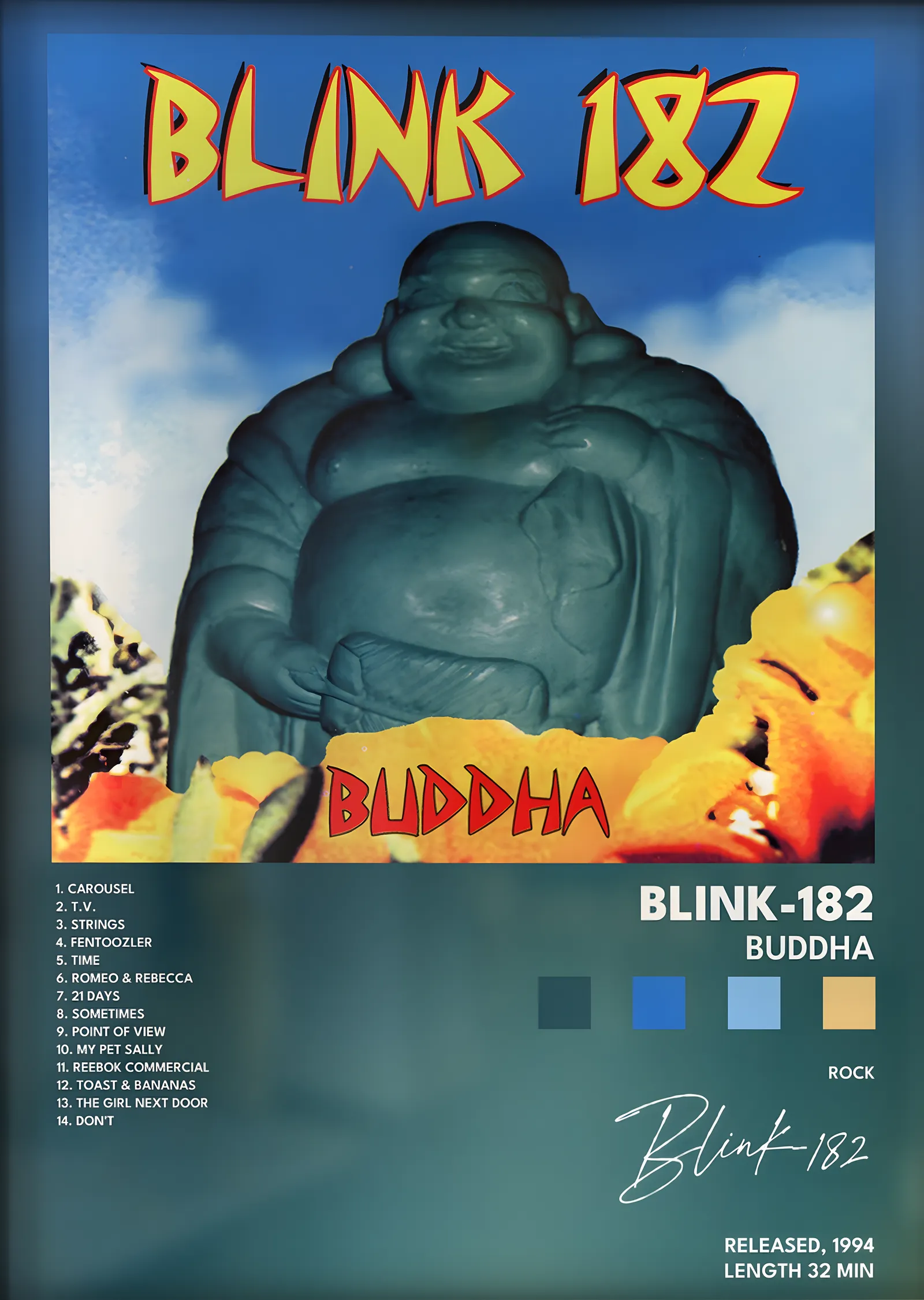 blink-182: Buddha metal tablo