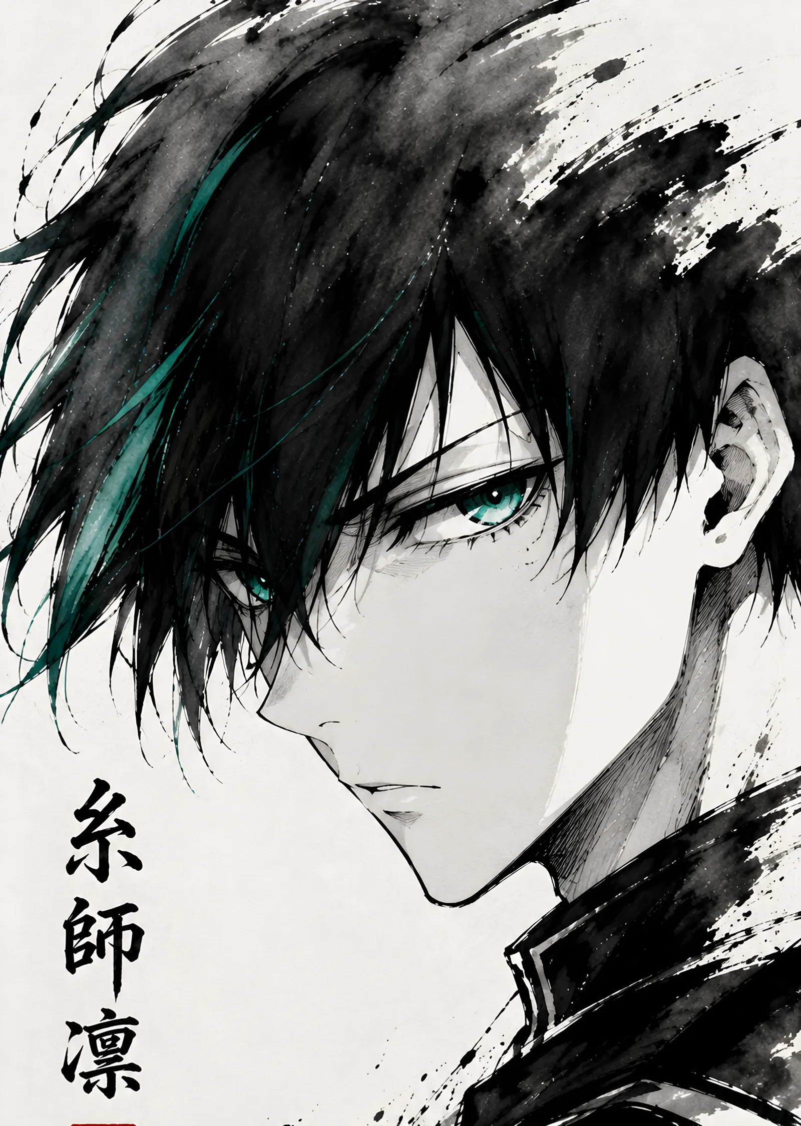 Blue Lock: Itoshi Rin Portresi metal tablo