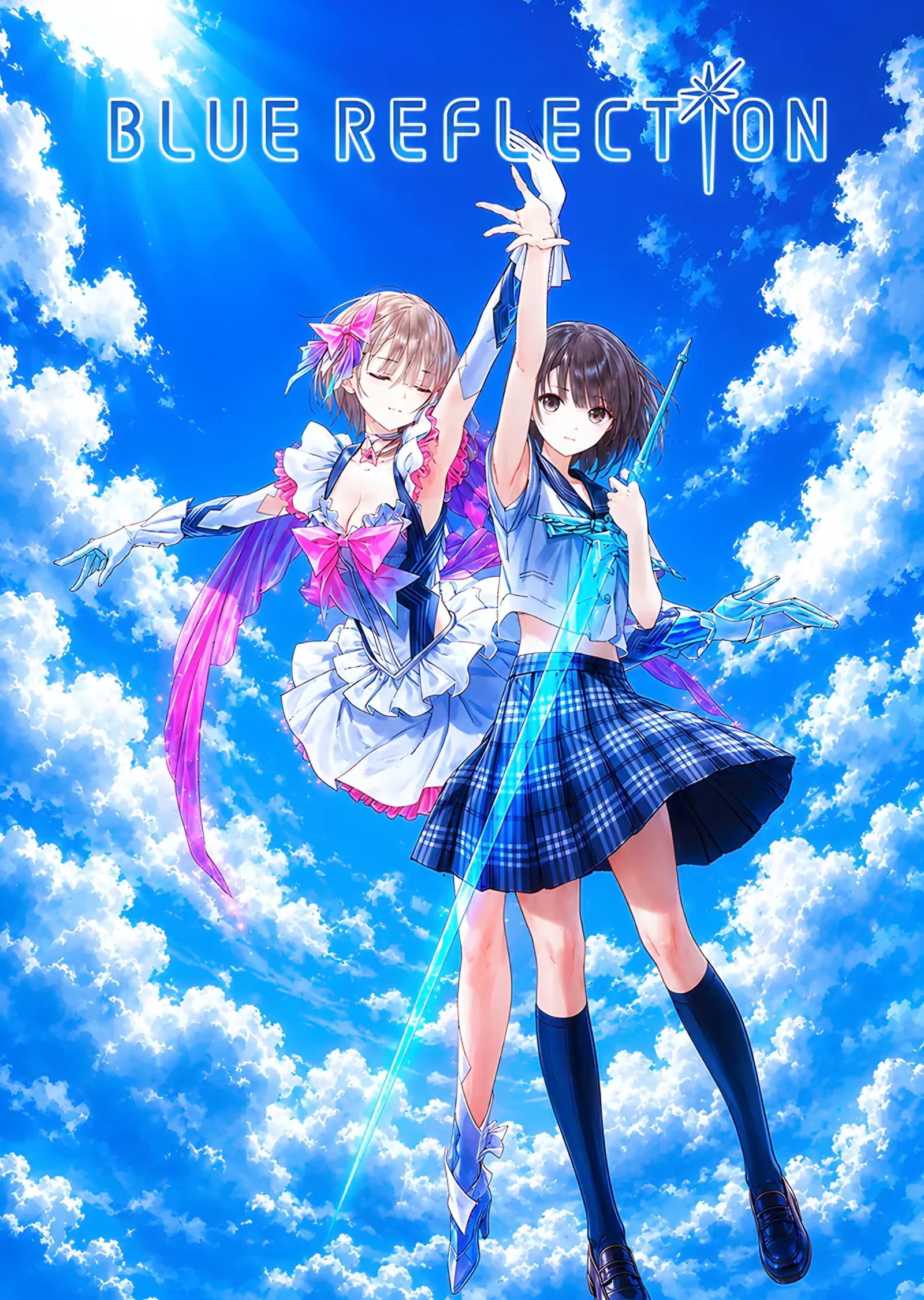 Blue Reflection: Mavi Gökte İki Öğrenci metal tablo