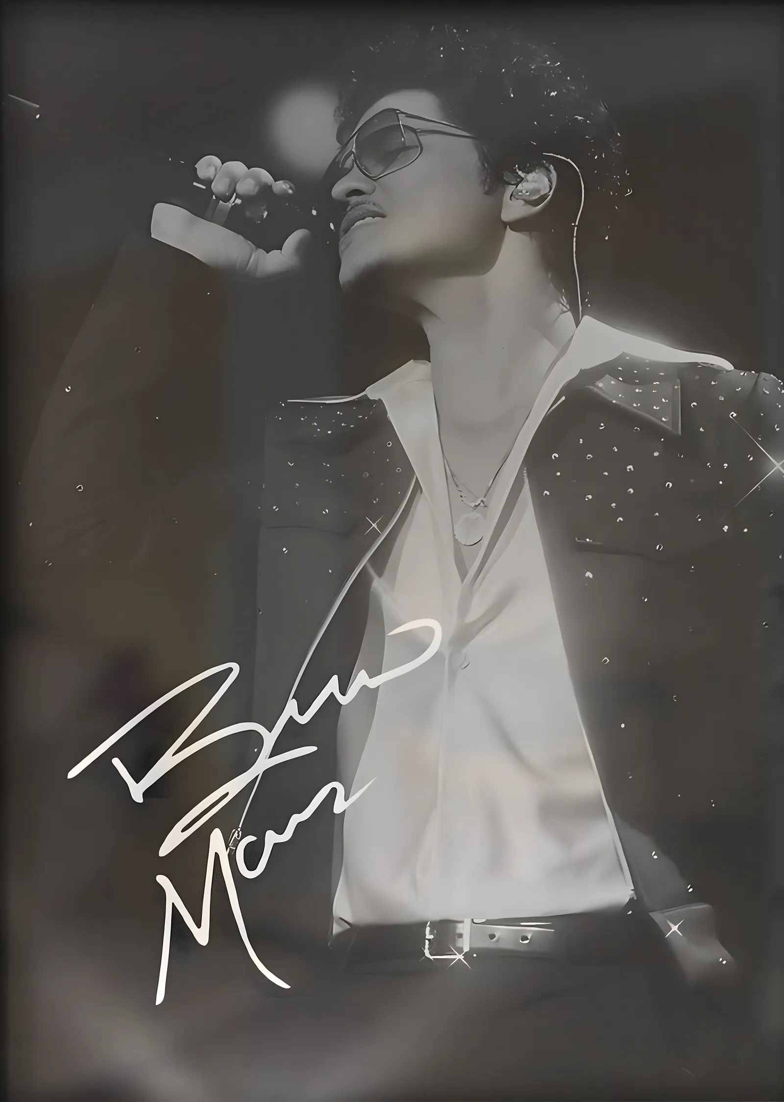 Bruno Mars: Sahne metal tablo