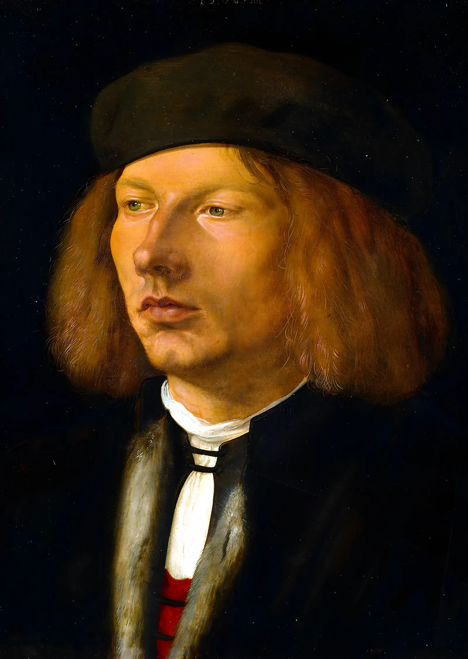 Burkard von Speyer Portresi - Albrecht Dürer metal tablo