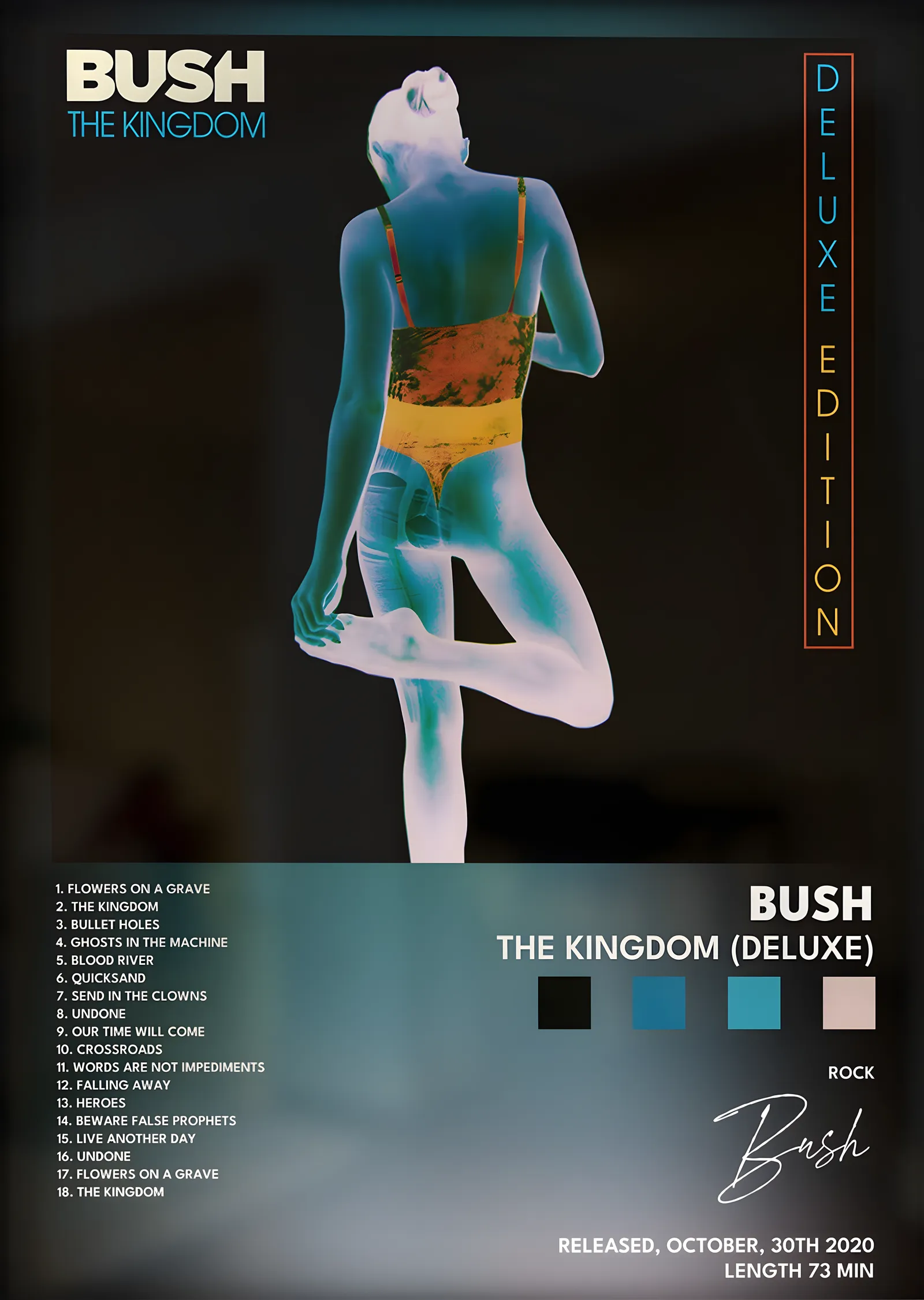 Bush: The Kingdom metal tablo