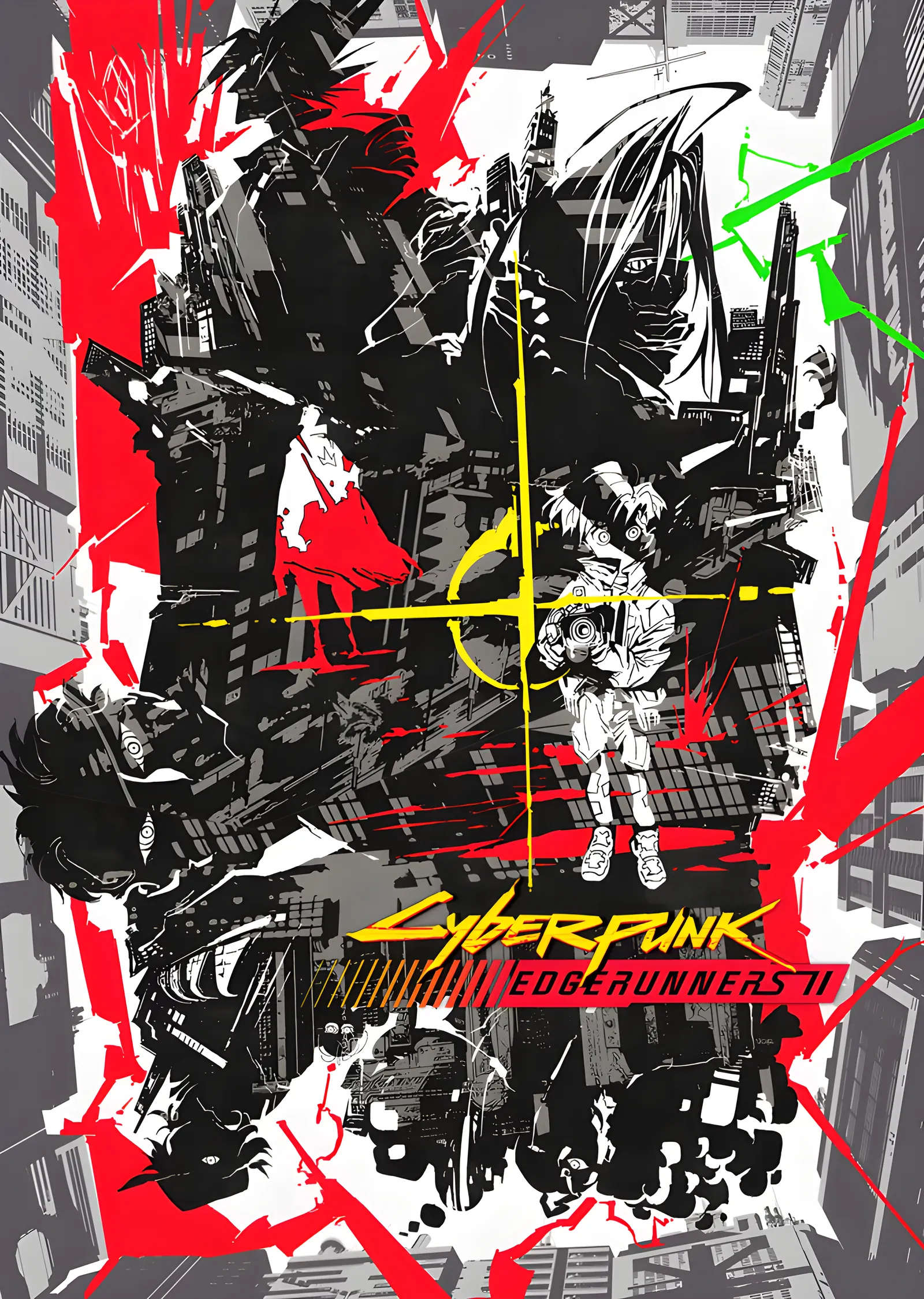Cyberpunk: Edgerunners metal tablo