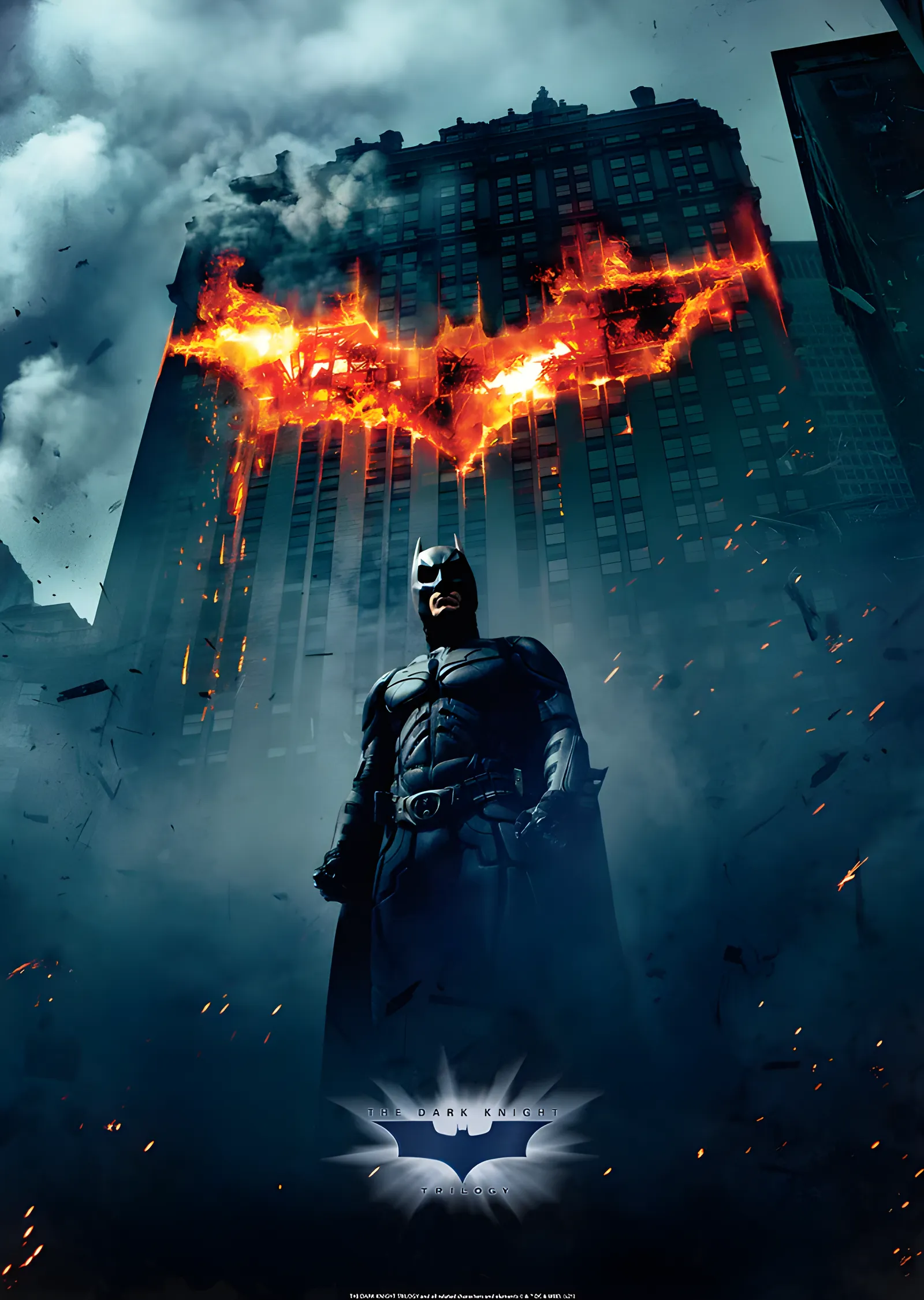 The Dark Knight: Yanan Amblem metal tablo