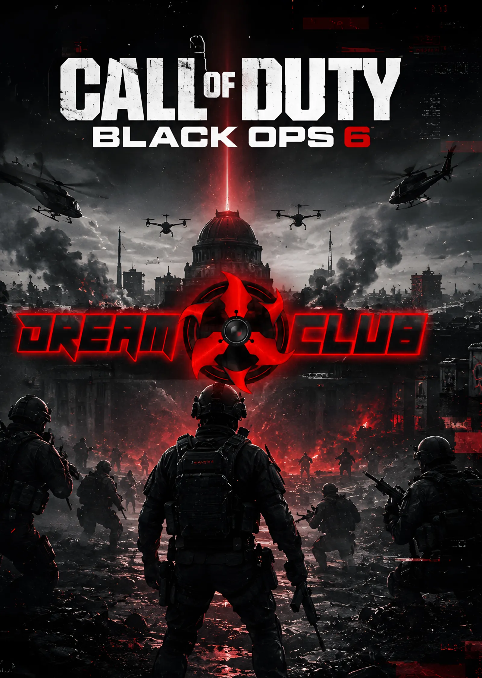 Call of Duty Black Ops 6 - Dream Club metal tablo