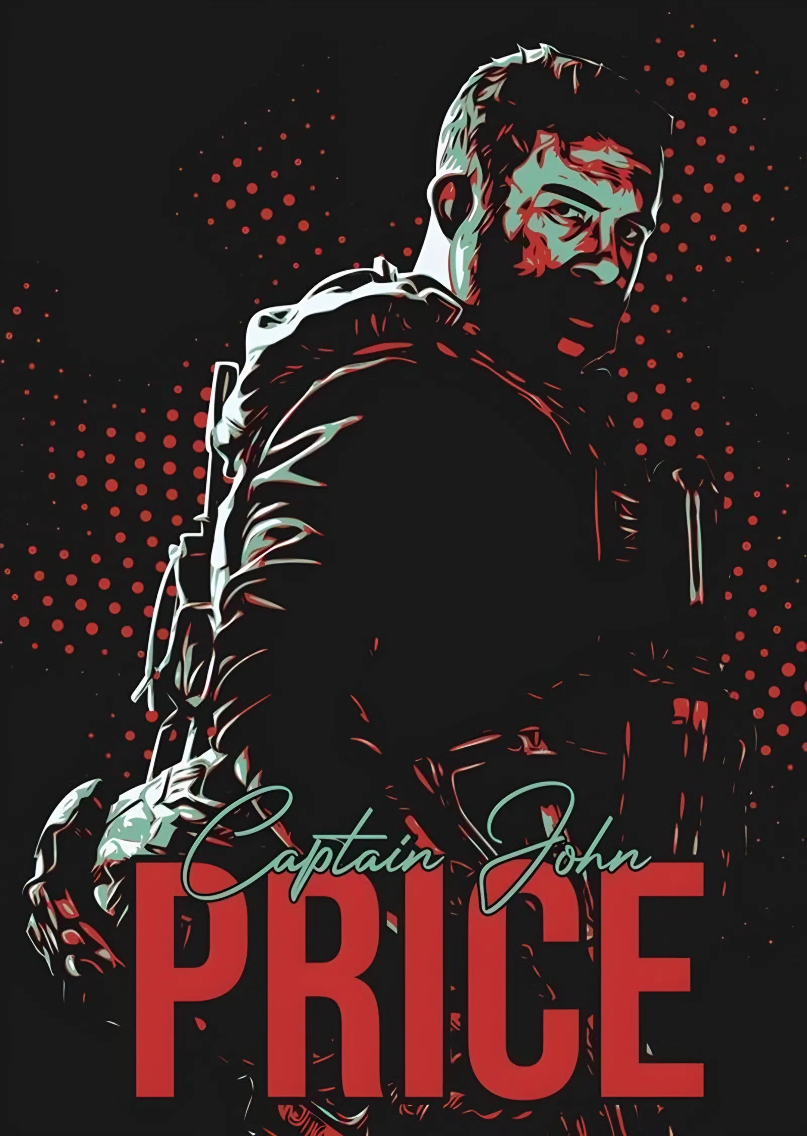 Call of Duty - Captain Price metal tablo