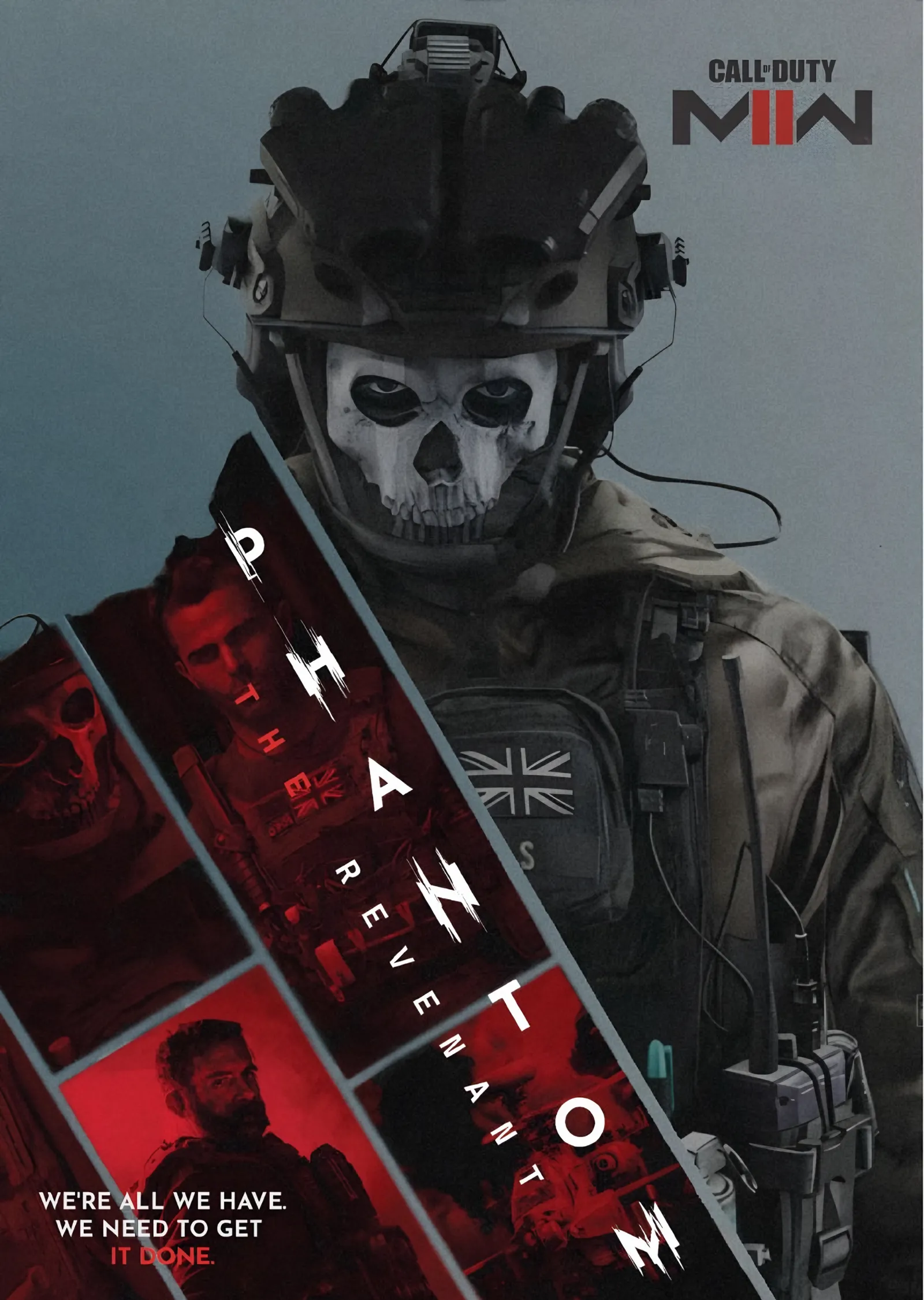 Call of Duty Modern Warfare II - Phantom metal tablo