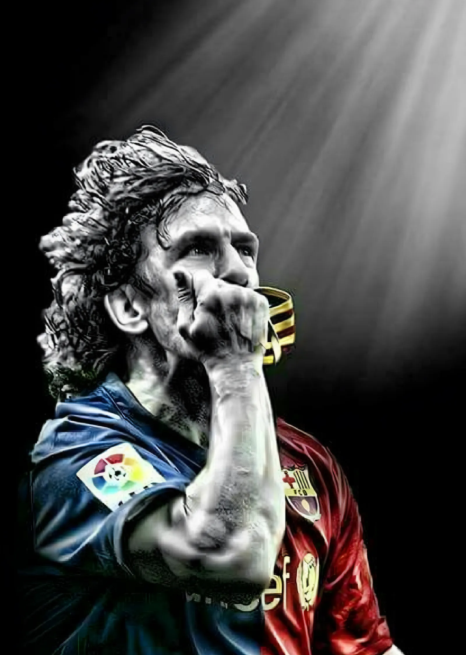 Carles Puyol: İspanya Zafer Anı metal tablo