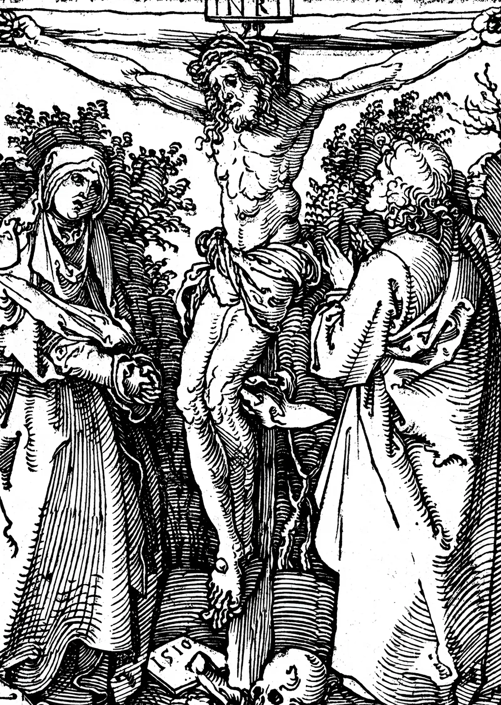 Çarmıha Geriliş - Albrecht Dürer metal tablo