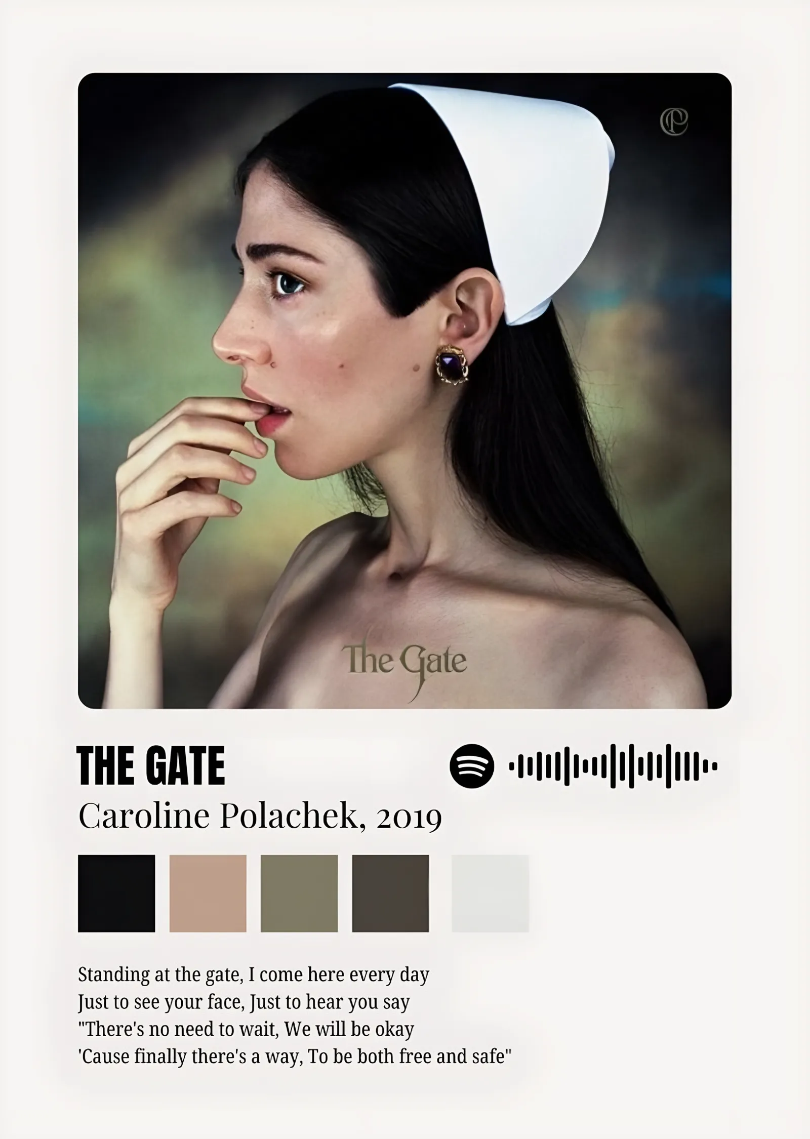 Caroline Polachek - The Gate metal tablo