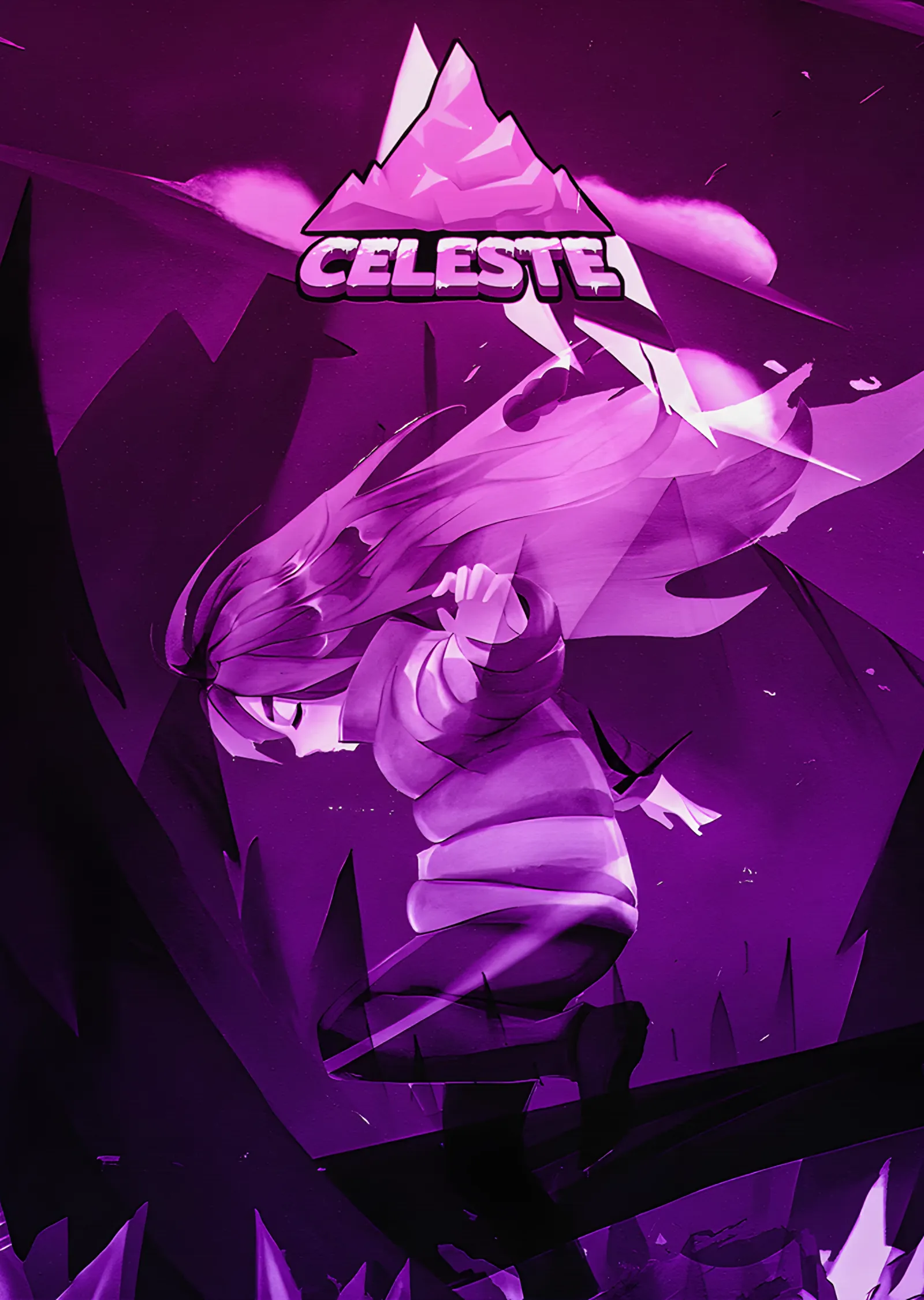 Celeste: Mor Dağda Tırmanış metal tablo