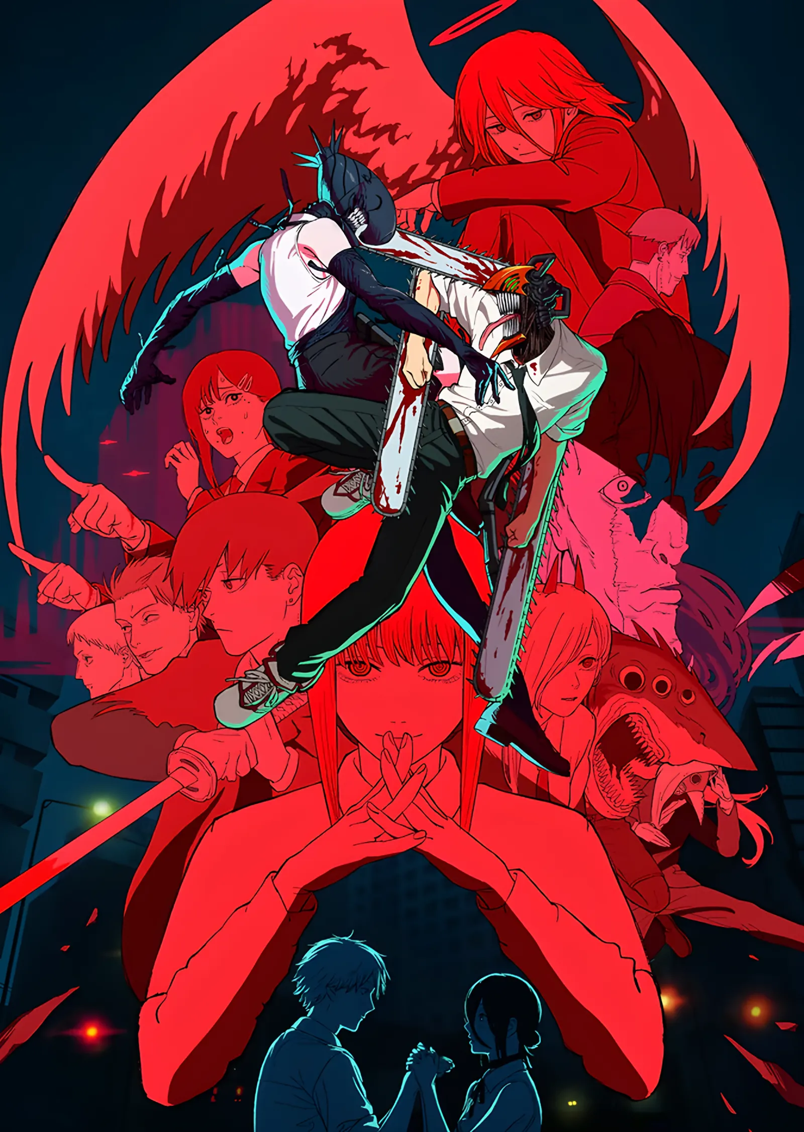 Chainsaw Man: Makima'nın Kızıl Ağı metal tablo