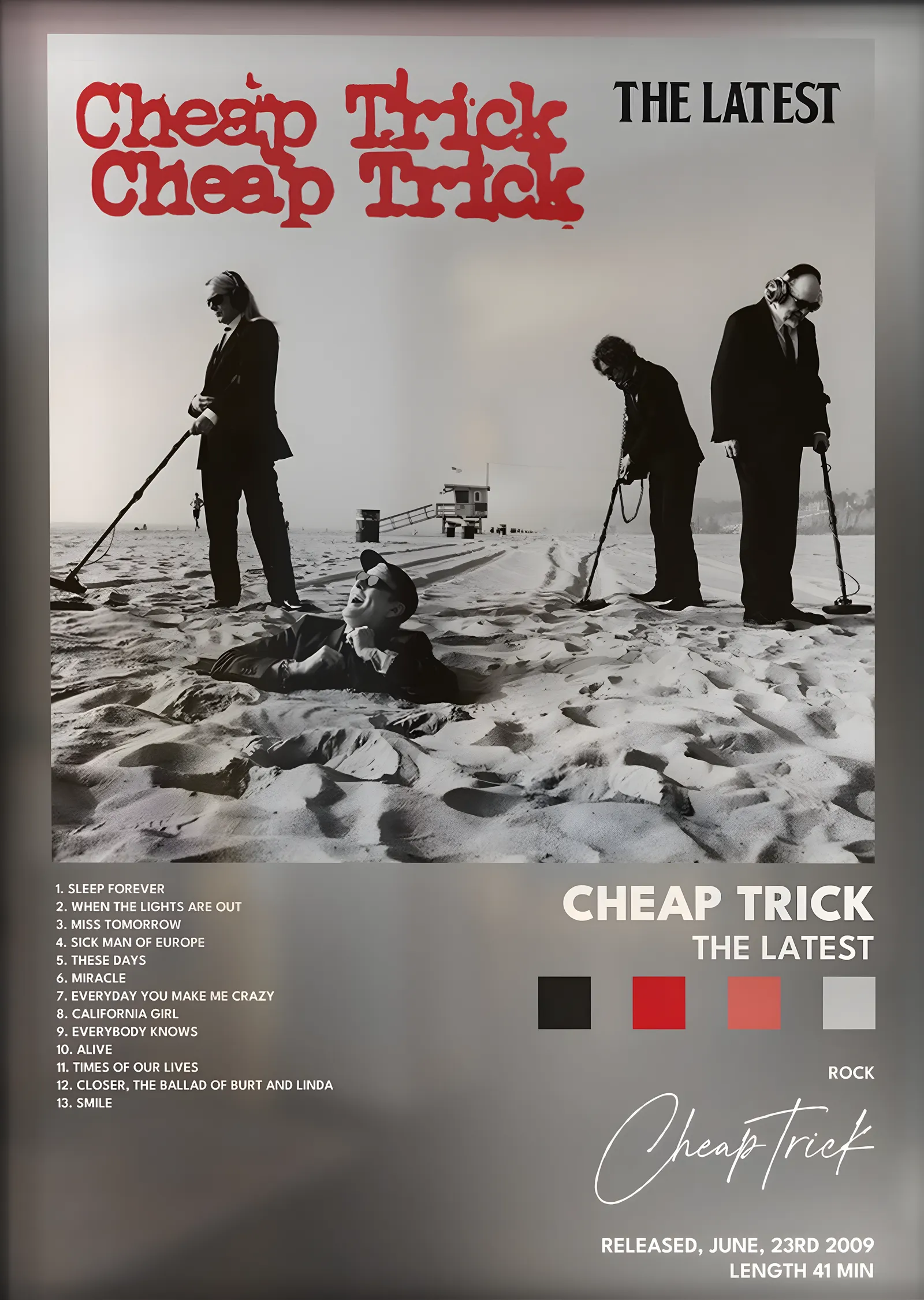 Cheap Trick: The Latest metal tablo