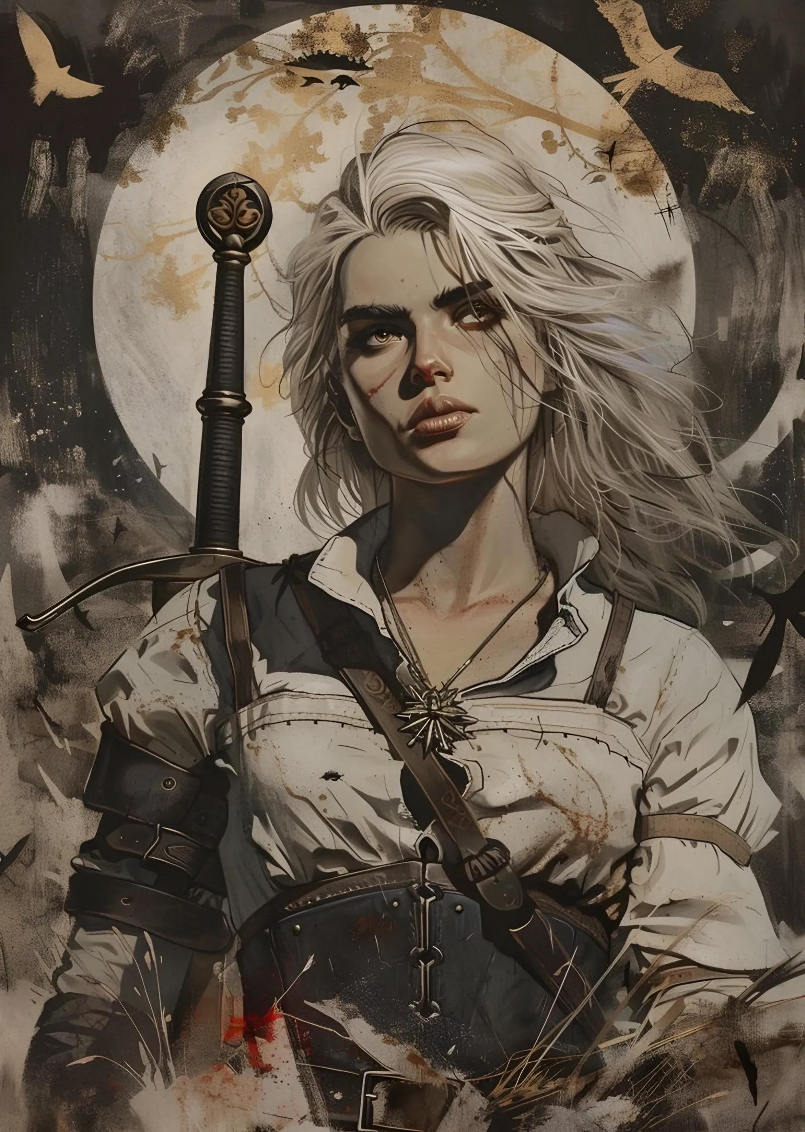 Ciri Altın Halka metal tablo