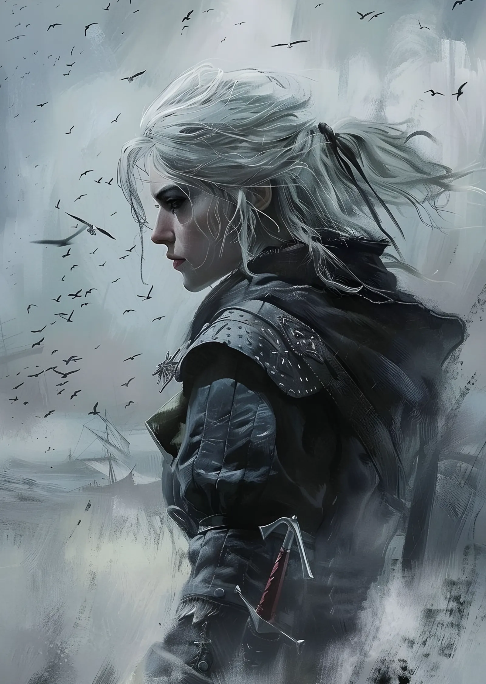 Ciri Kuş Sürüsü metal tablo