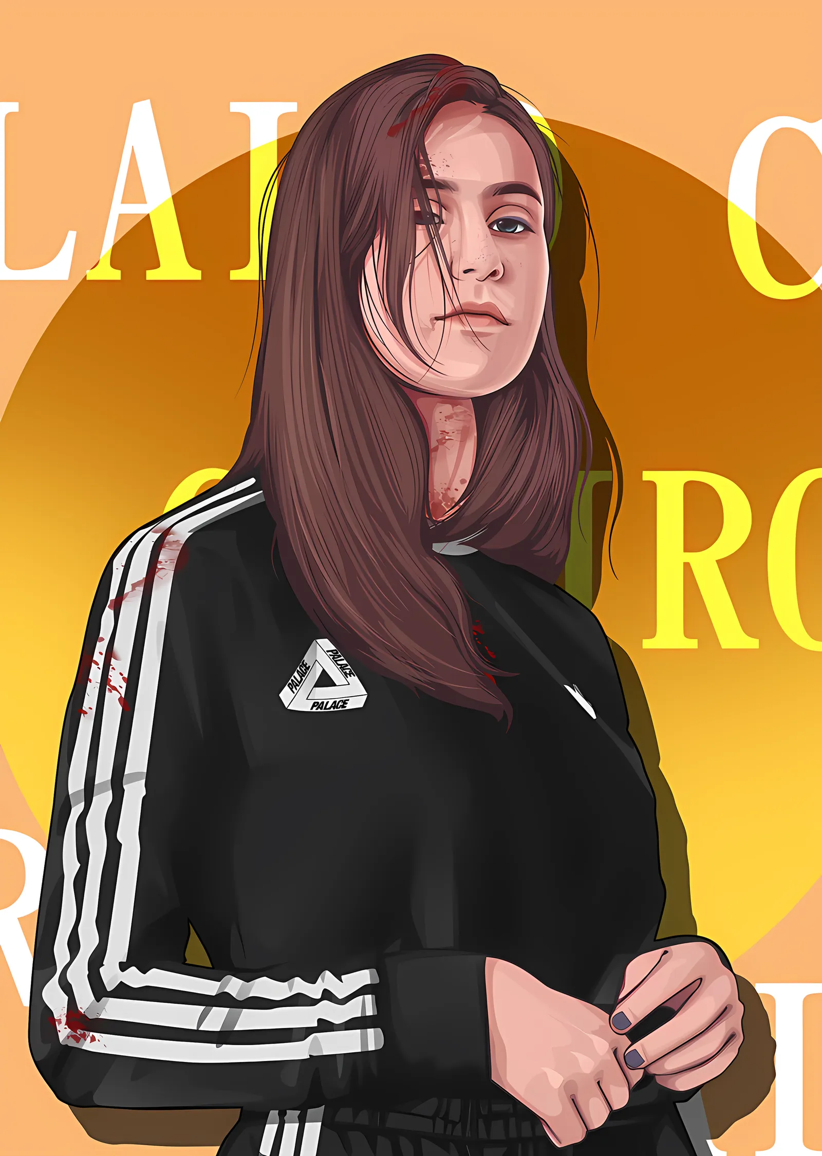 Clairo: Drown metal tablo