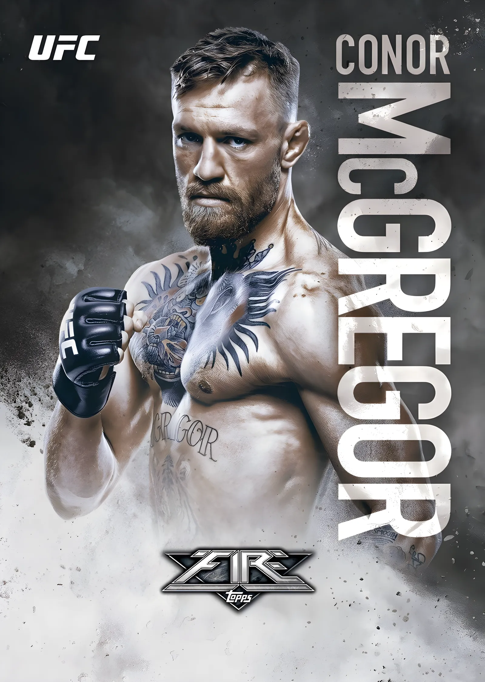 Conor McGregor: Dikey İsim Bloğu metal tablo