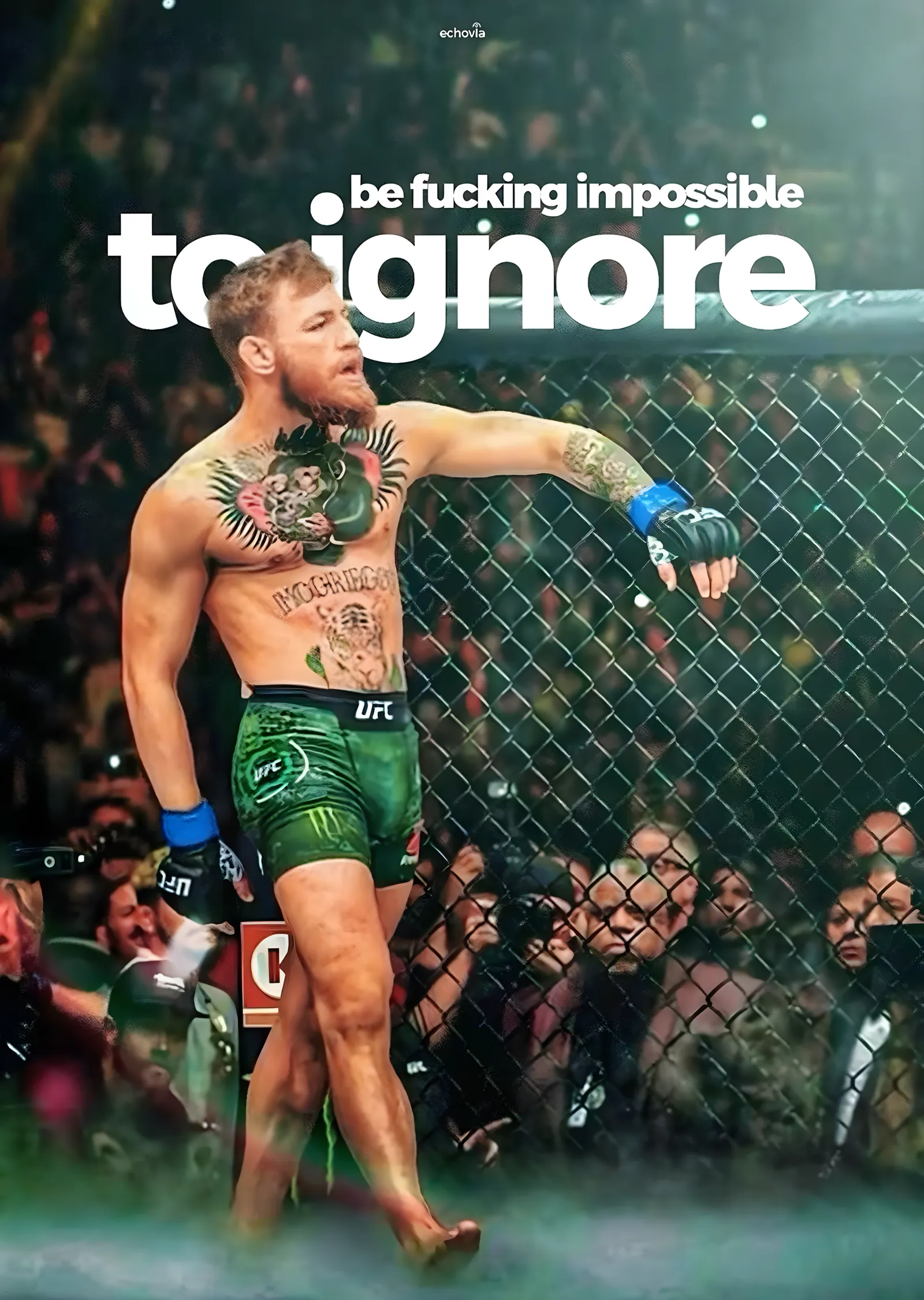 Conor McGregor: Kafeste Meydan Okuma metal tablo