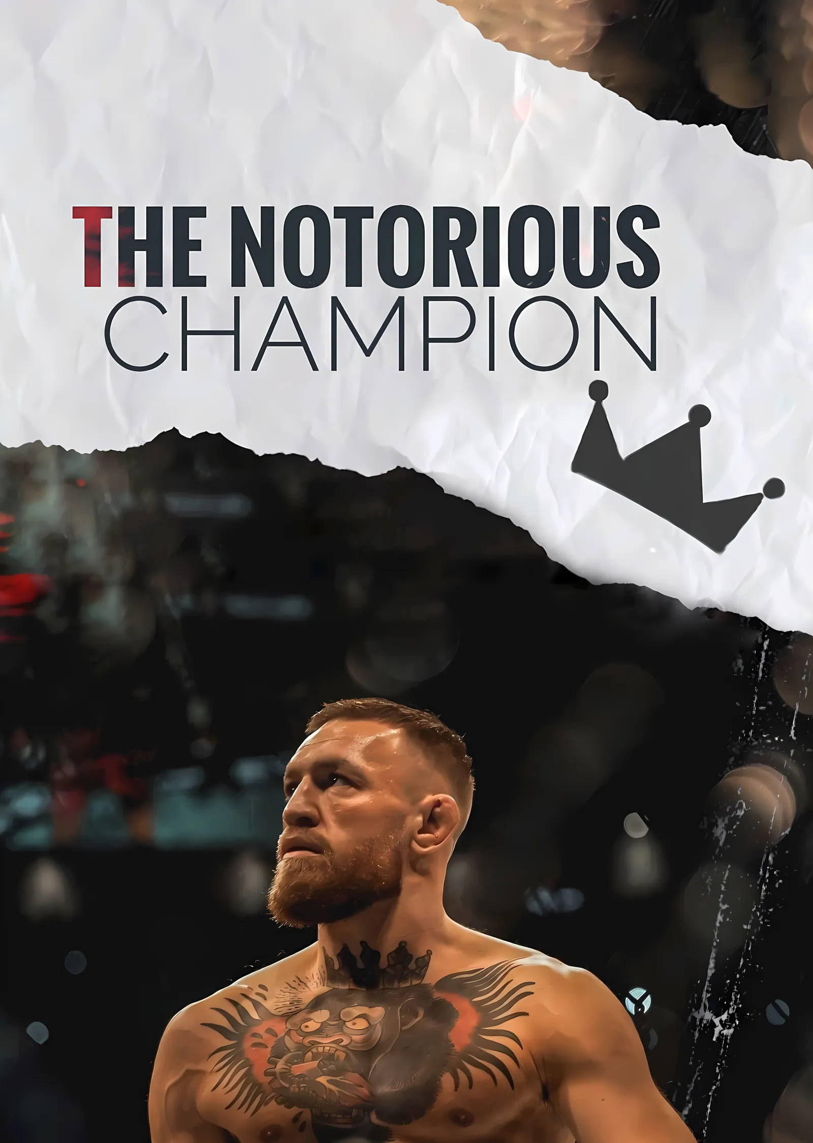 Conor McGregor: The Notorious Champion metal tablo