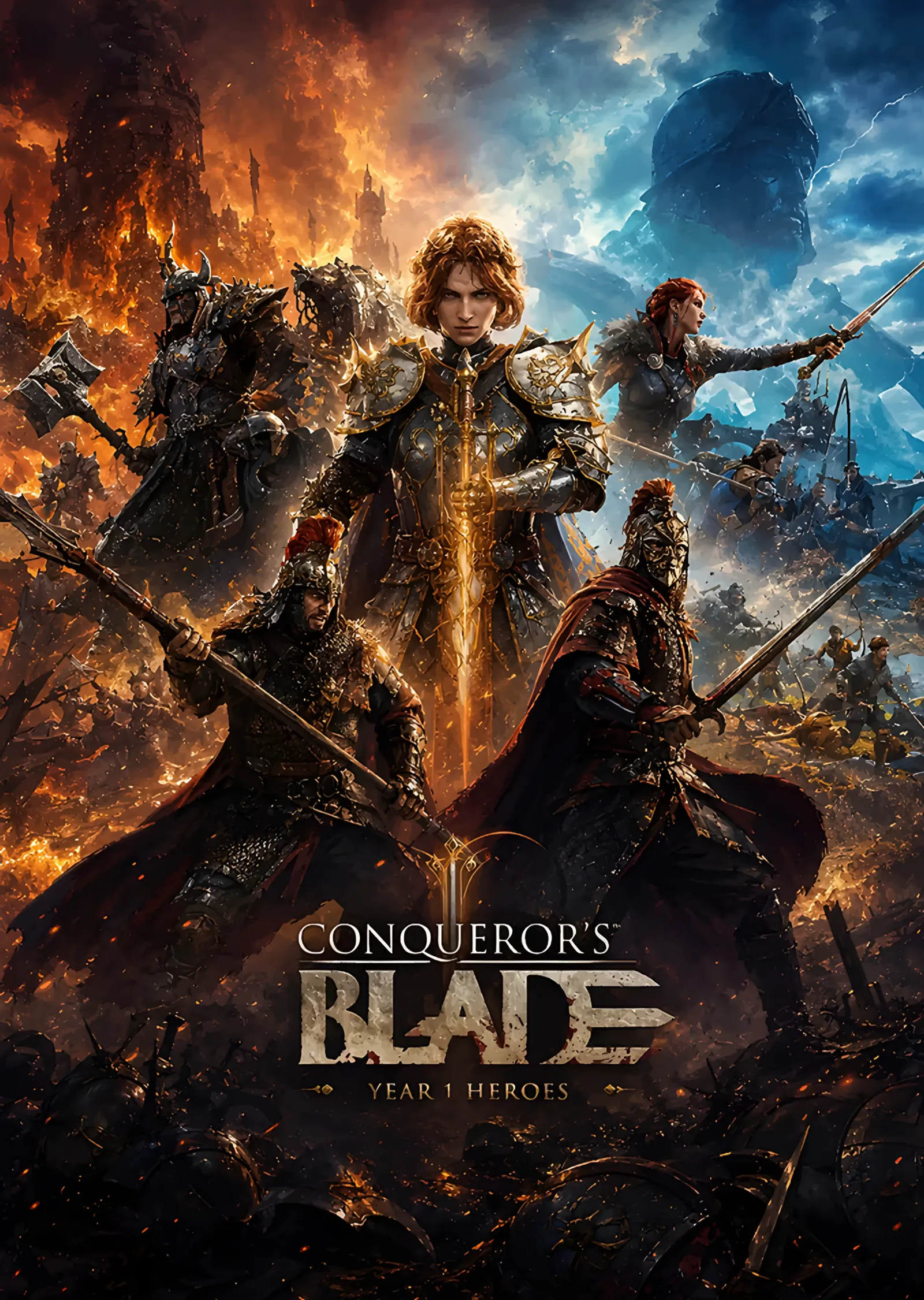 Conqueror's Blade: Üç Komutan Savaş Alanında metal tablo