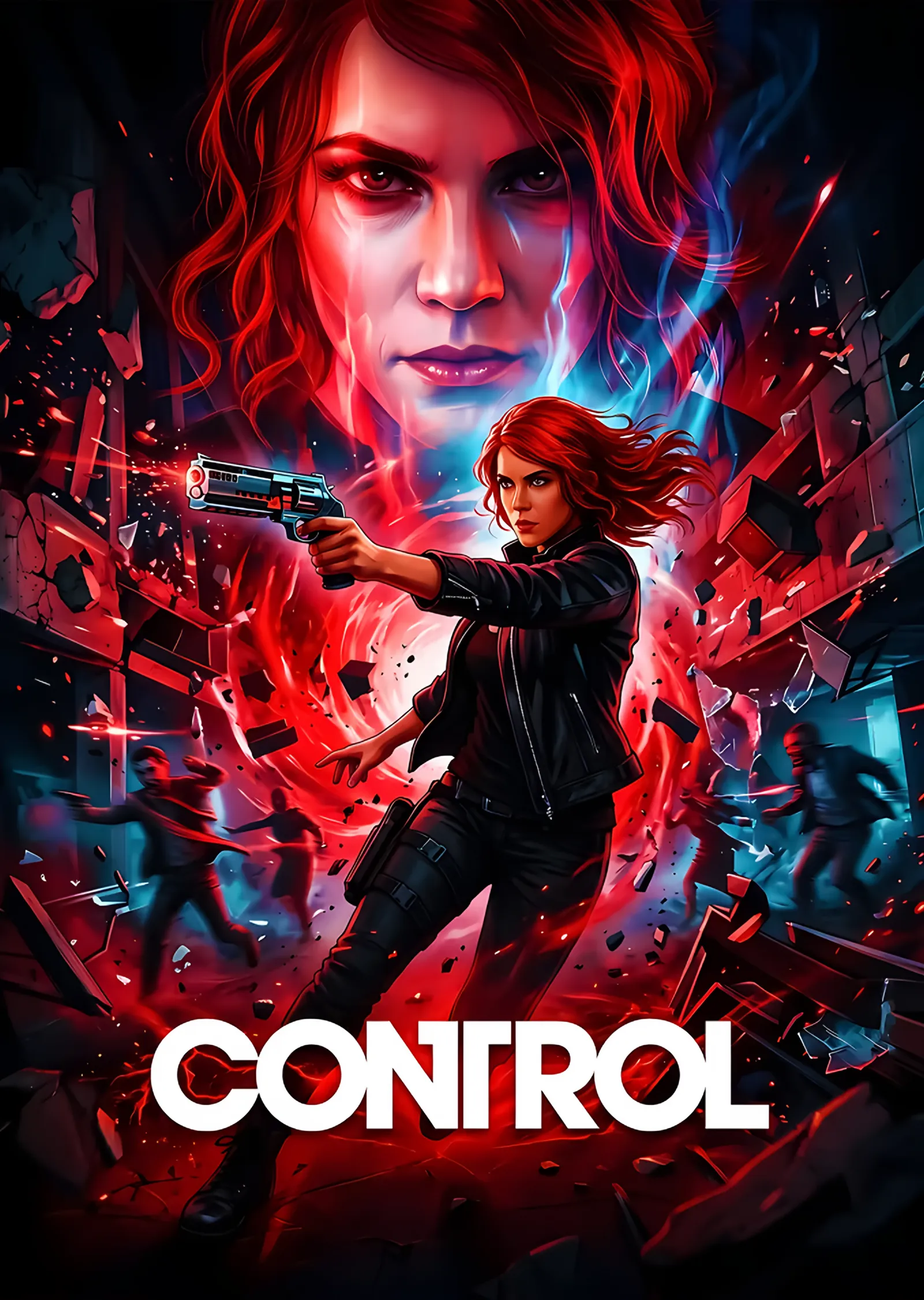 Control: Kızıl Kristallerde Jesse Faden metal tablo