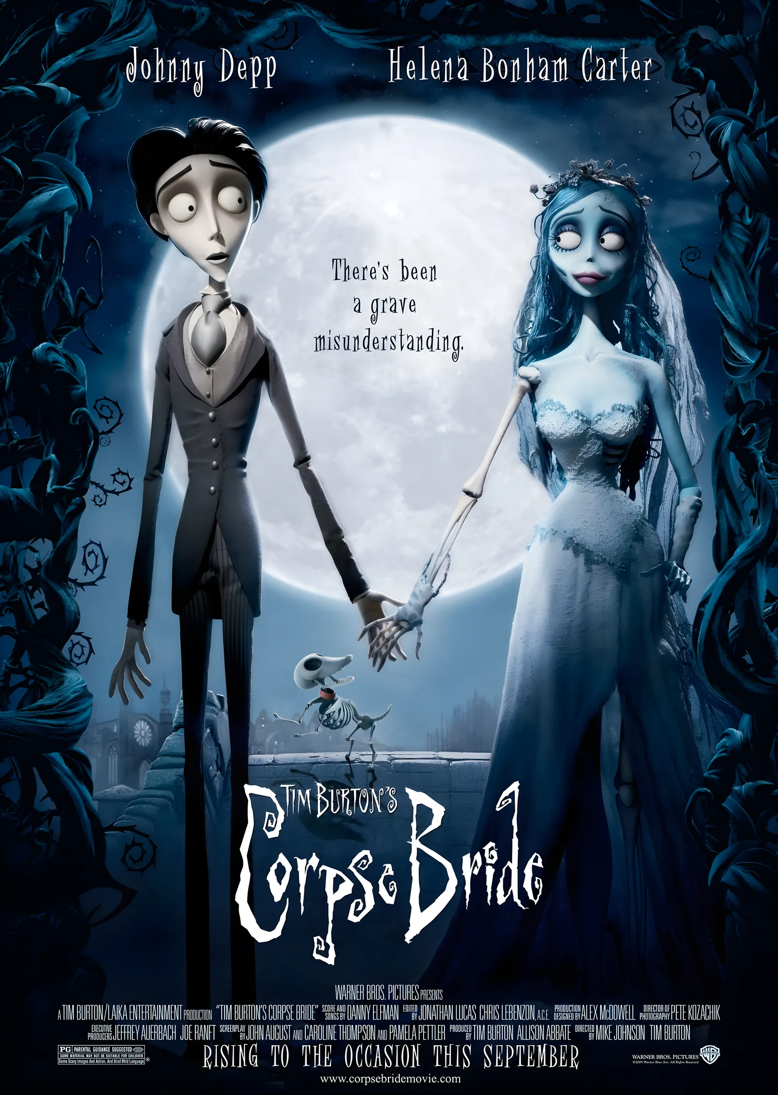 Corpse Bride - Vizyon Afişi metal tablo