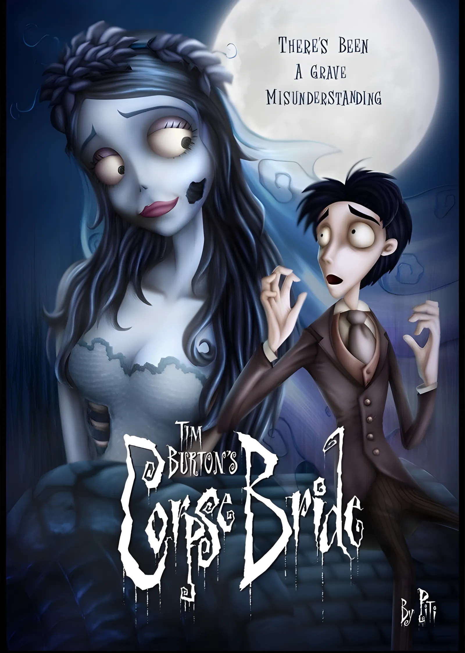 Corpse Bride - Yanlış Anlaşılma metal tablo