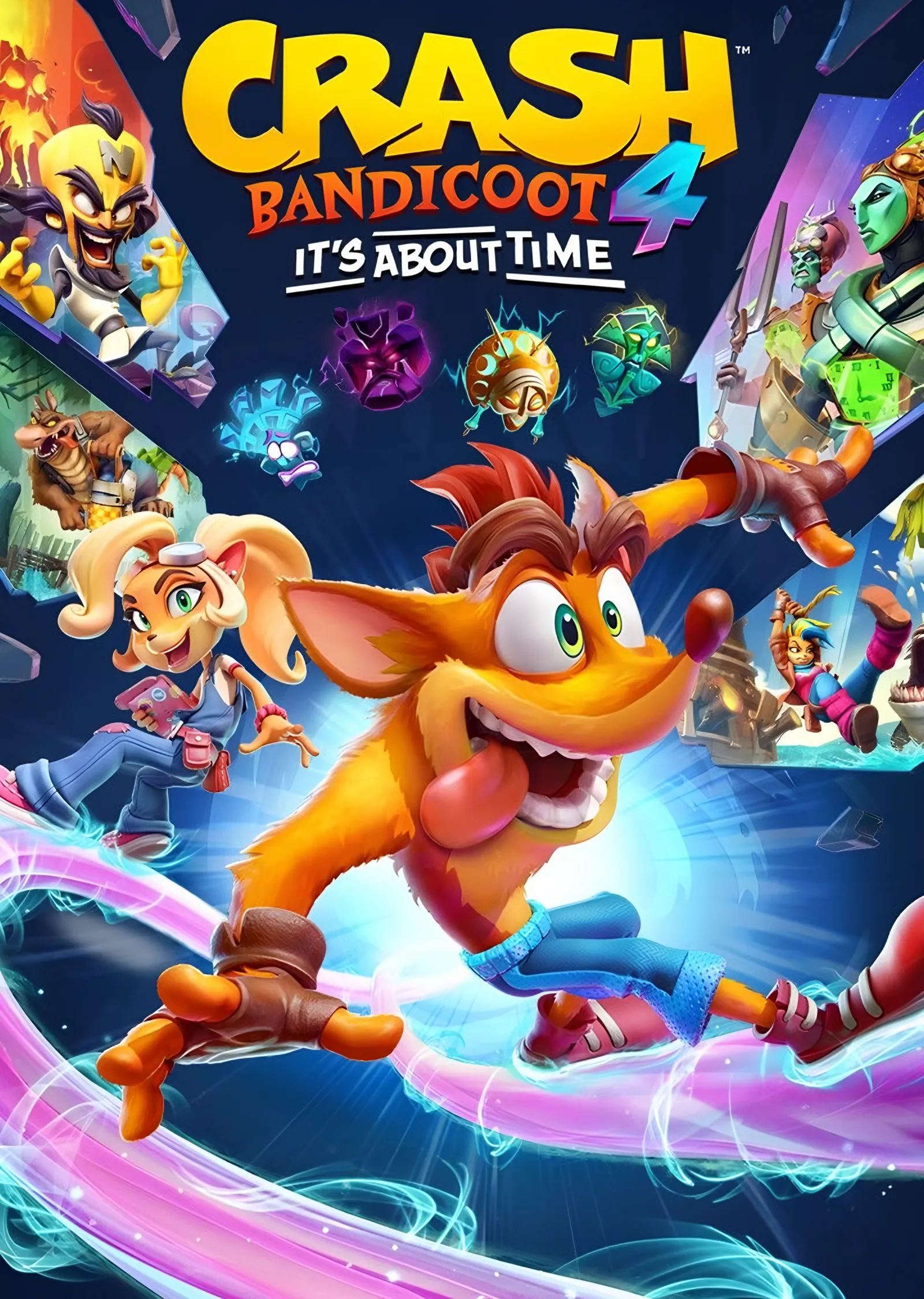 Crash Bandicoot 4: It's About Time metal tablo