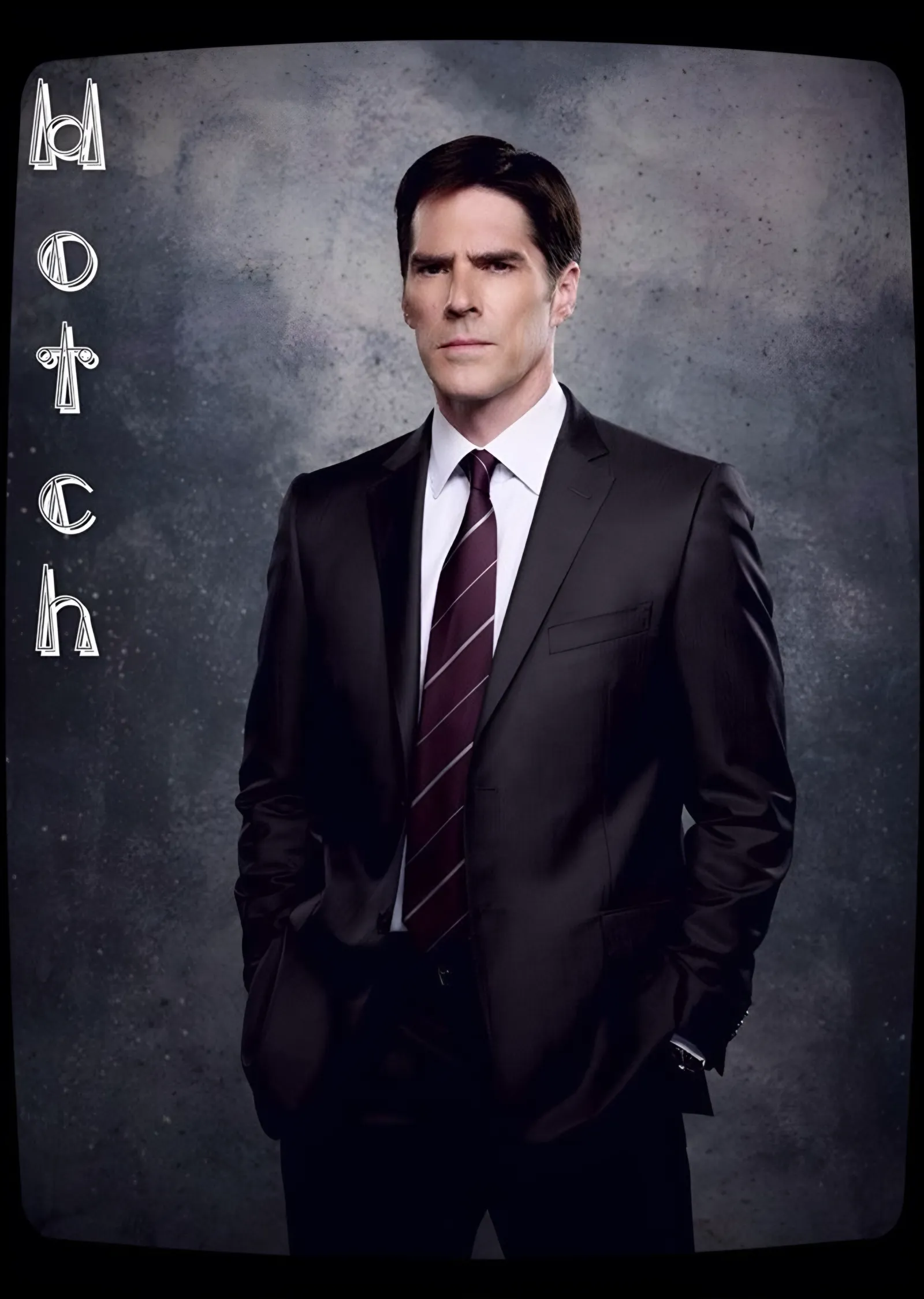 Criminal Minds: Aaron Hotchner metal tablo