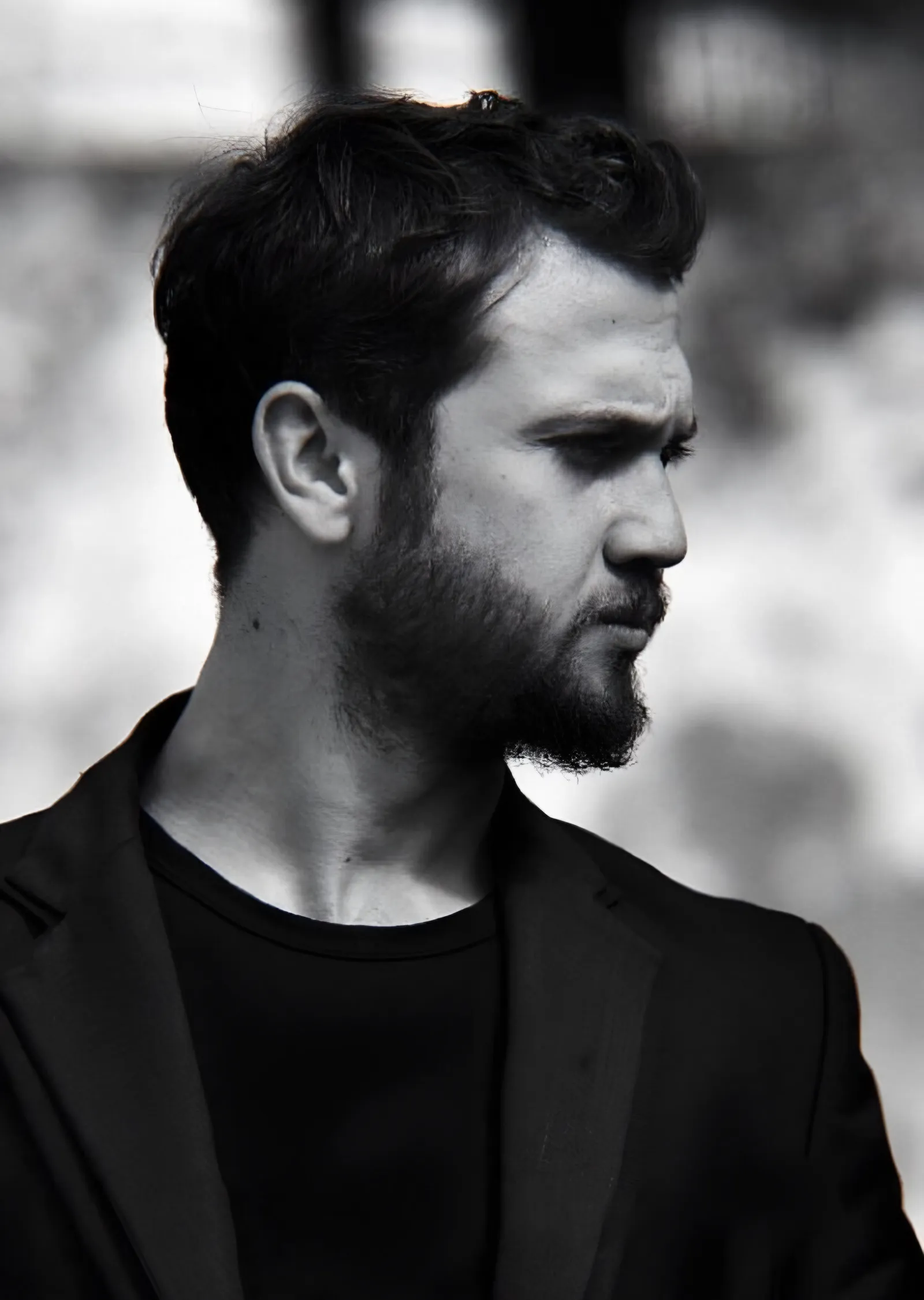 Çukur: Yamaç Koçovalı Siyah Beyaz metal tablo