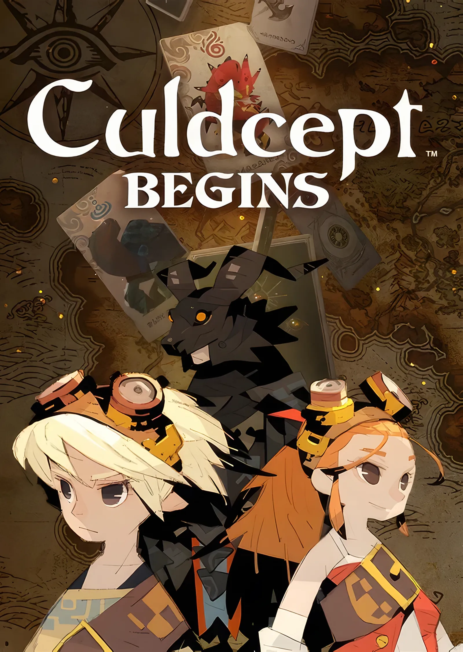 Culdcept Begins: Kart Zeminde Üç Kahraman metal tablo