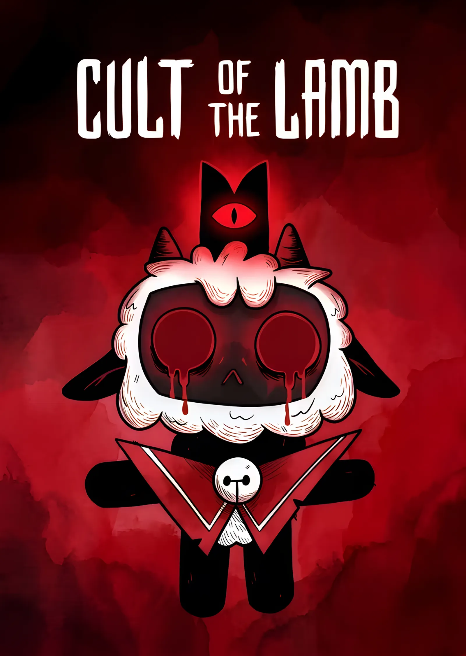 Cult of the Lamb: Kanlı Gözlü Kuzu metal tablo