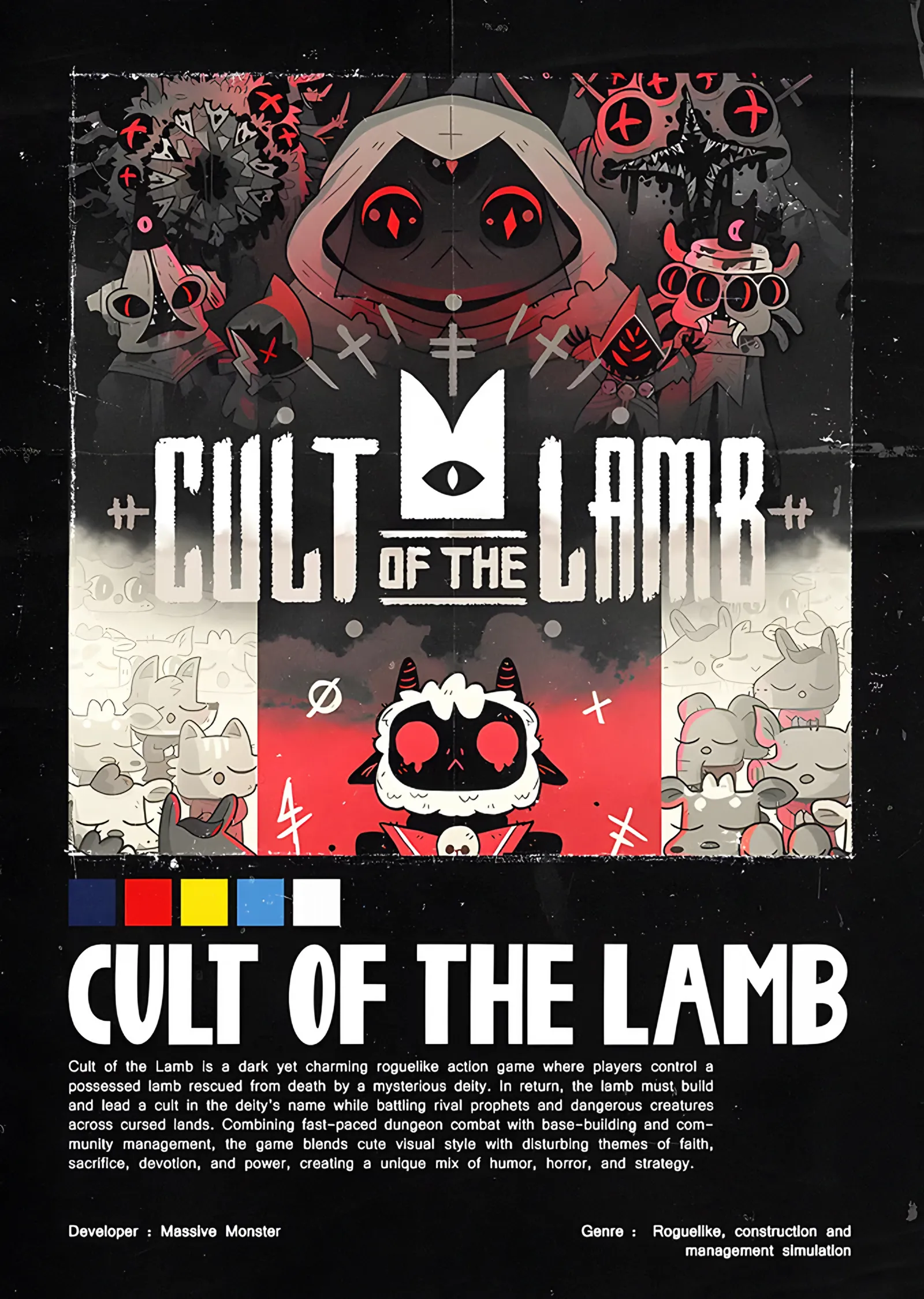 Cult of the Lamb: Künye Düzeninde Kuzu metal tablo