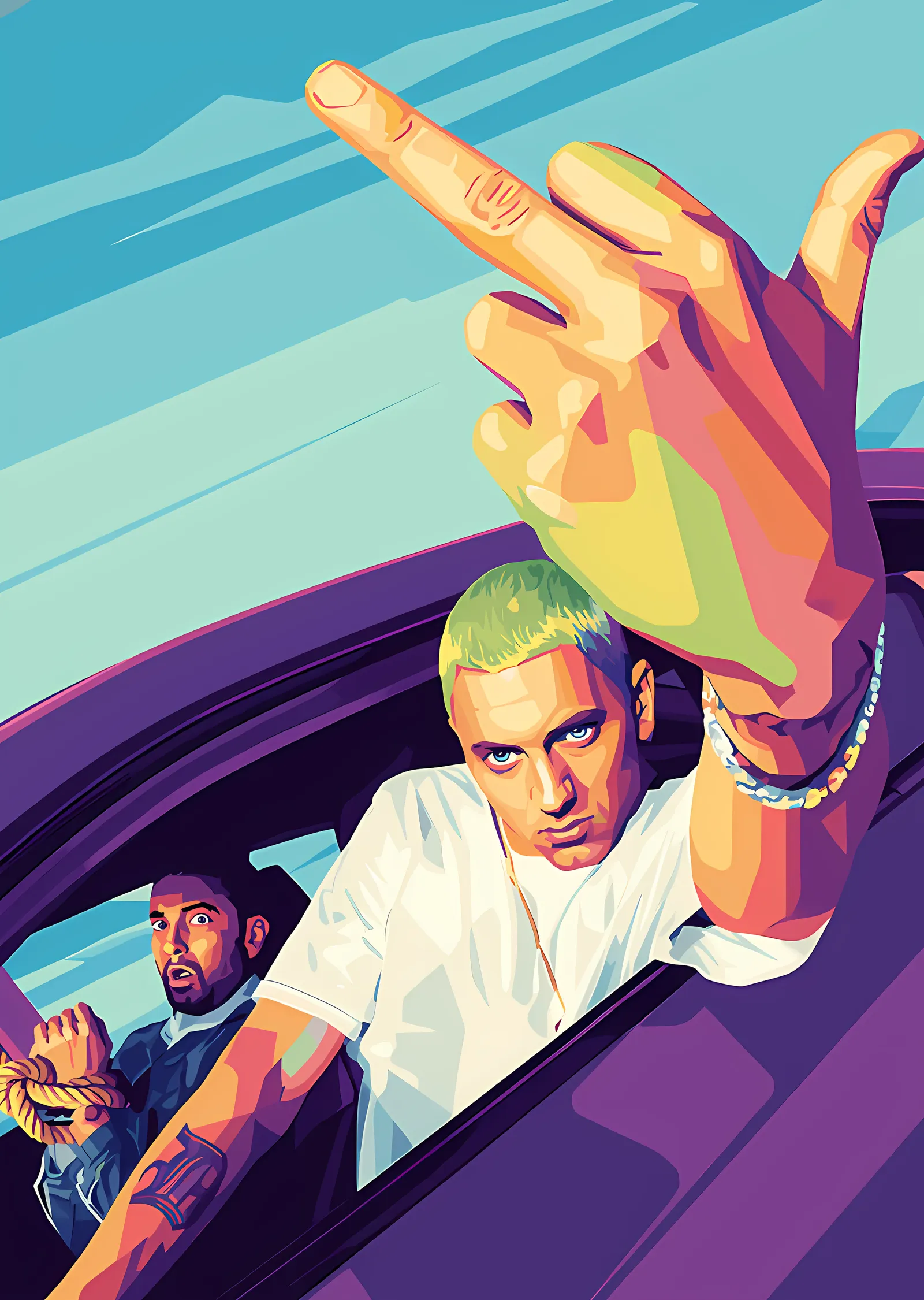 Eminem: Pop Art metal tablo