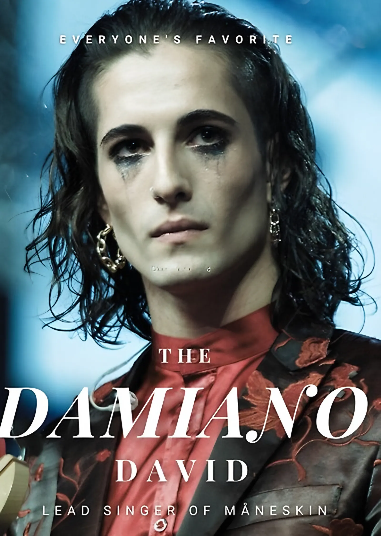 Damiano David - Måneskin metal tablo