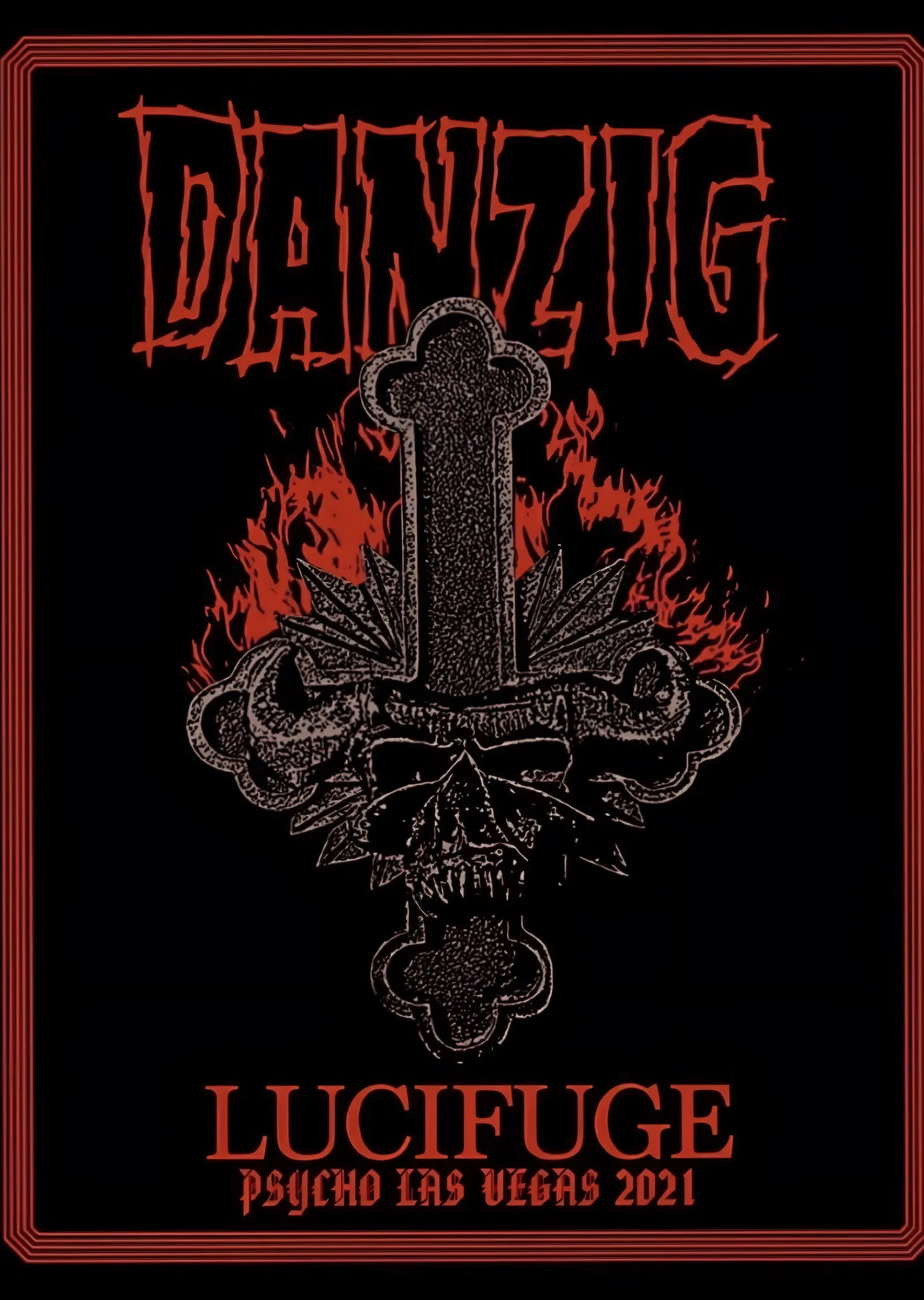 Danzig: Lucifuge Psycho Las Vegas Afişi metal tablo