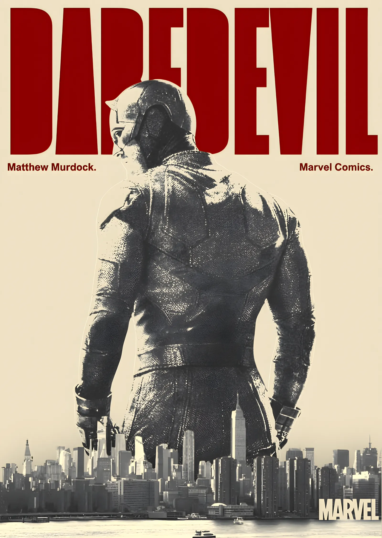 Daredevil - Şehrin Üstünde metal tablo