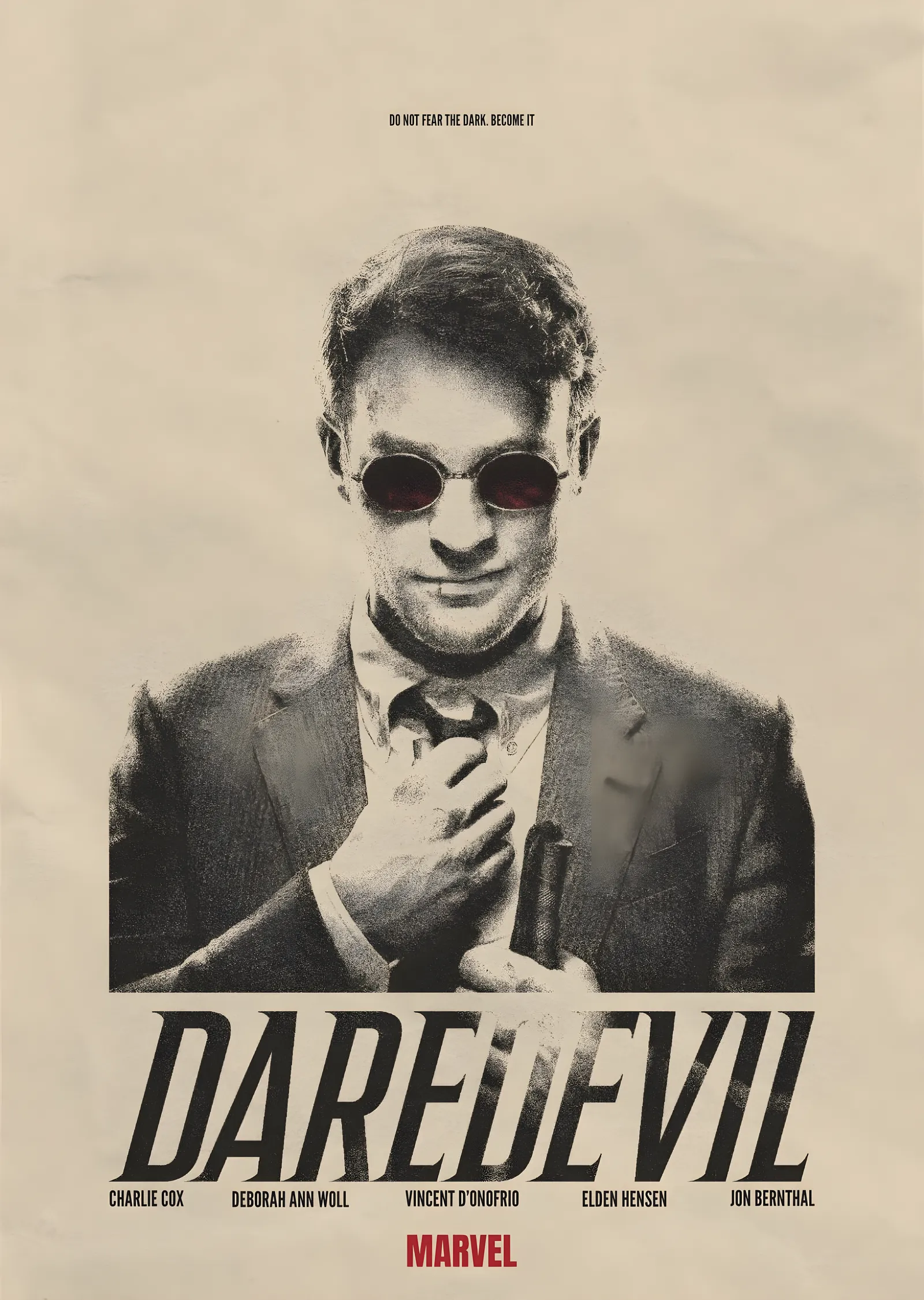 Daredevil - Vintage Portre metal tablo